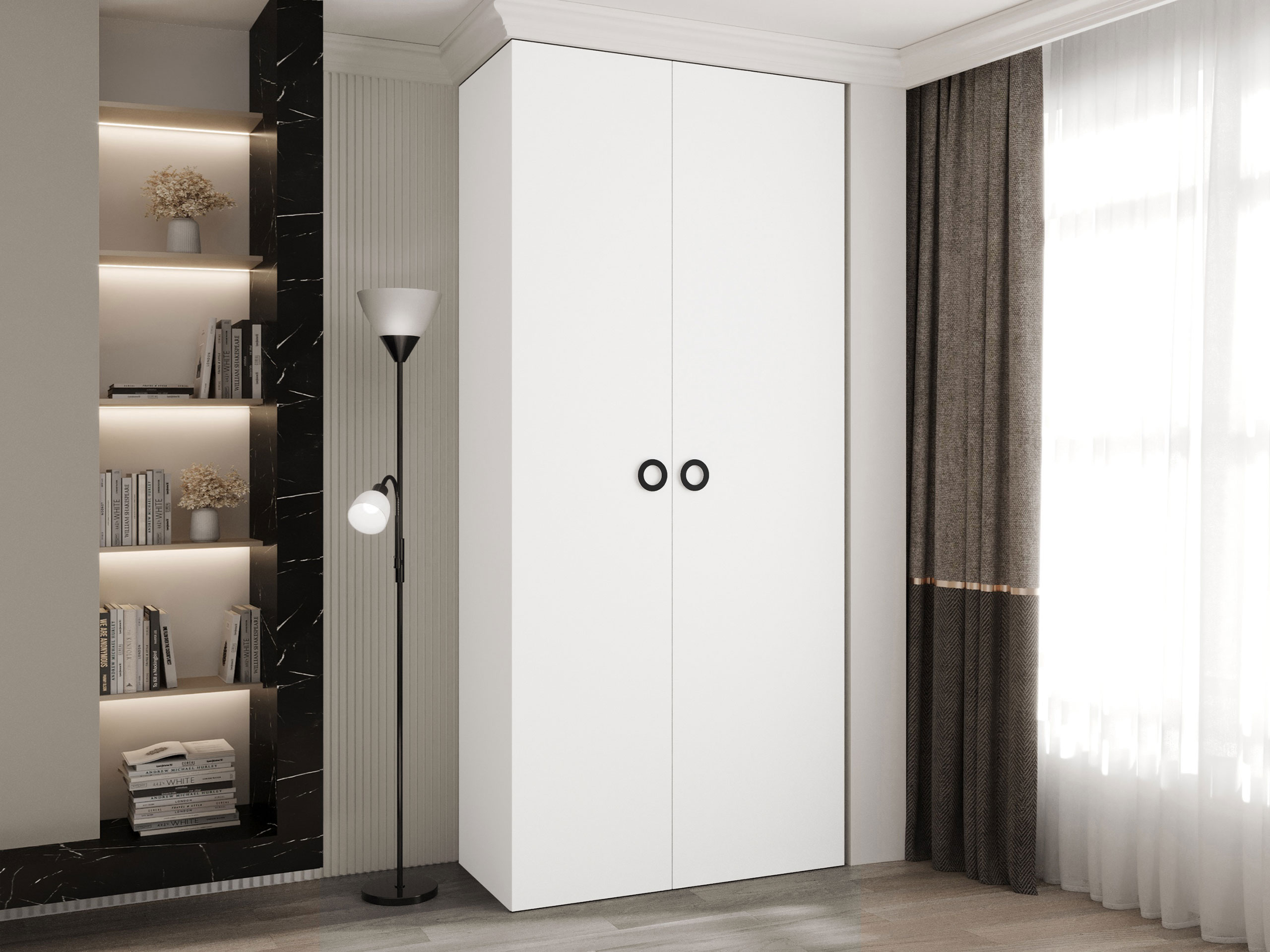 Kledingkast Hartford 540 (Wit)