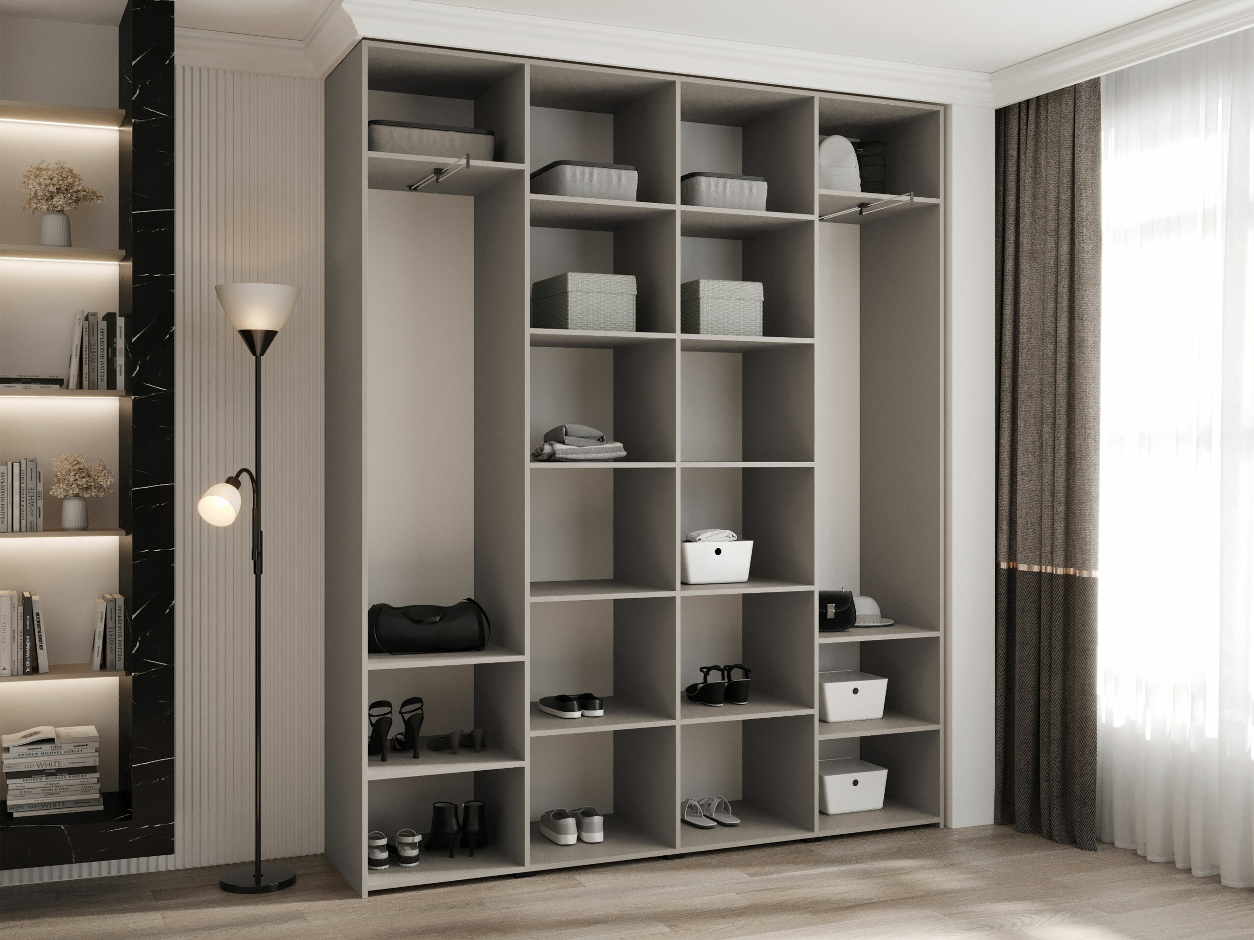 Kledingkast Hartford 574 (Wit)