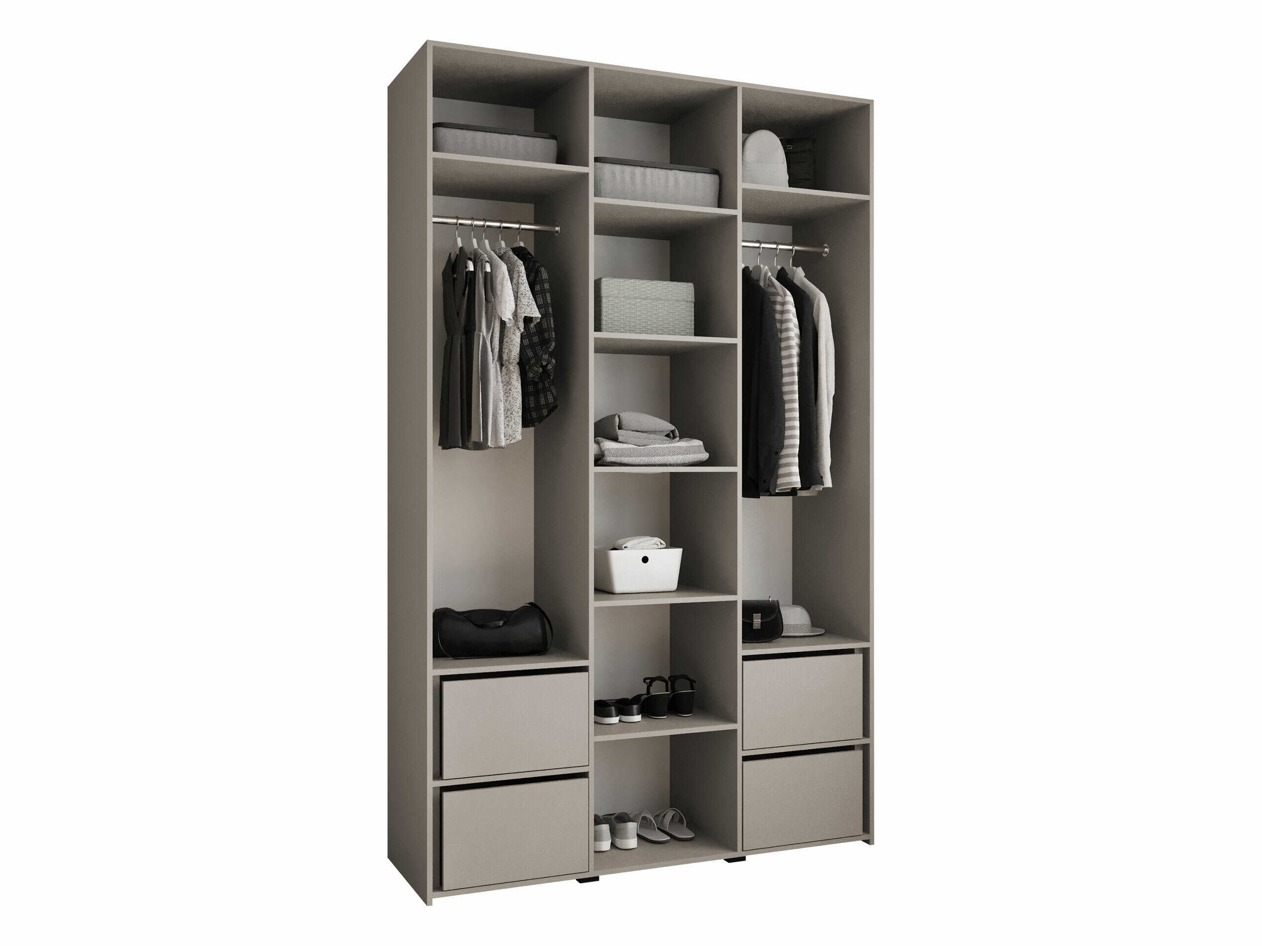 Kledingkast Hartford 563 (Kasjmier)