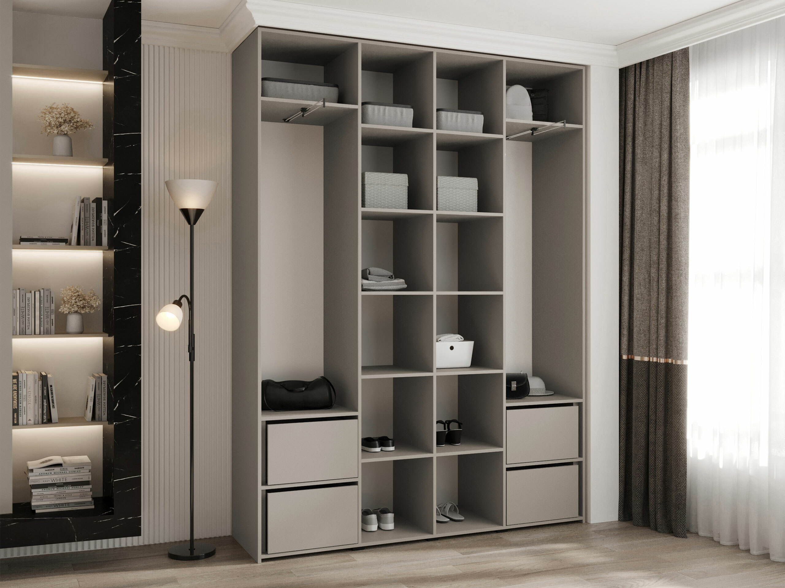 Kledingkast Hartford 570 (Kasjmier)