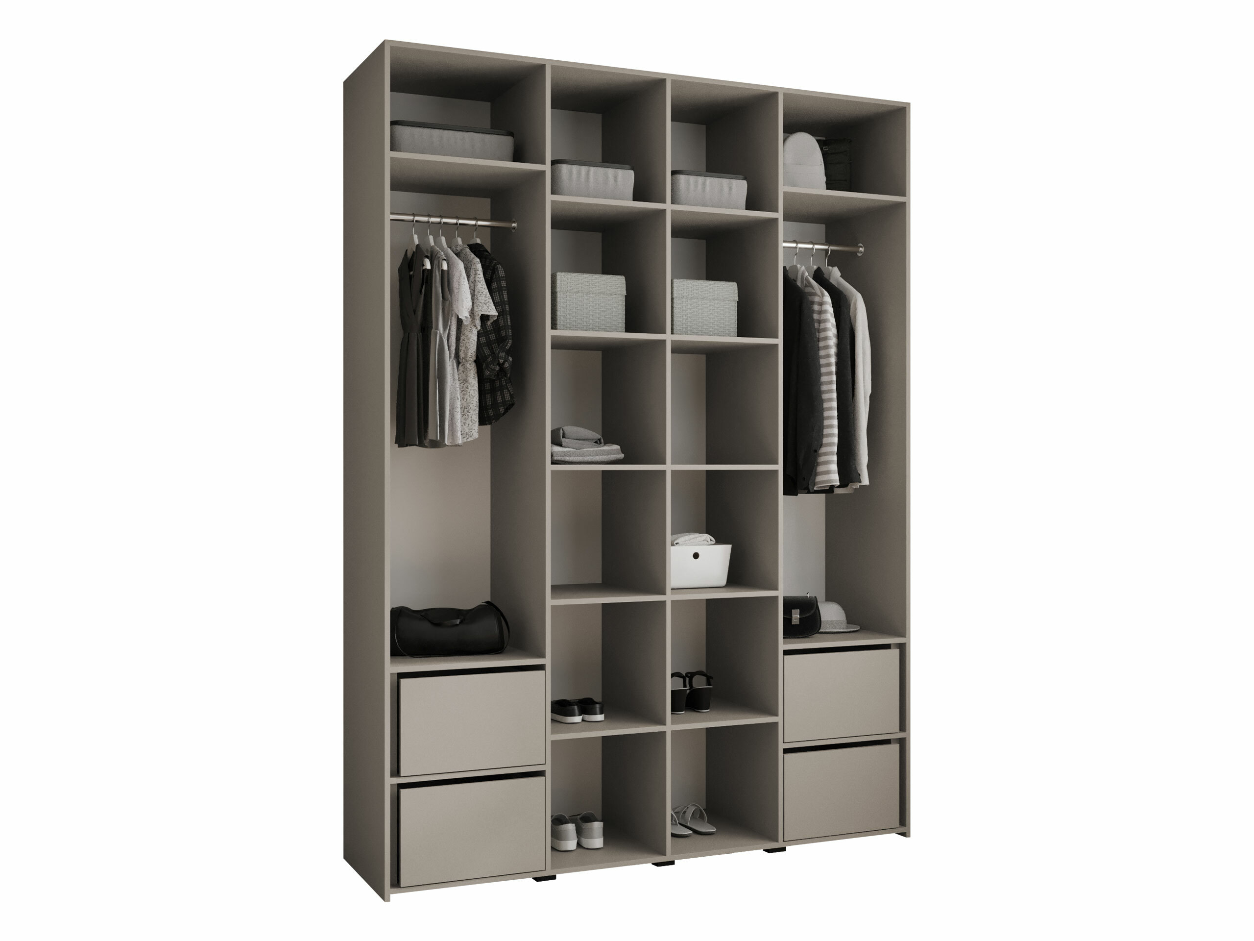 Kledingkast Hartford 570 (Kasjmier)