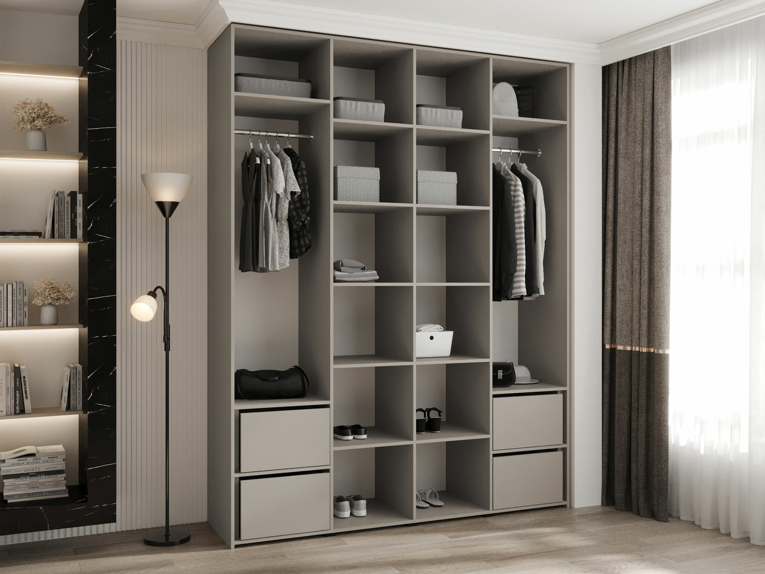 Kledingkast Hartford 570 (Kasjmier)