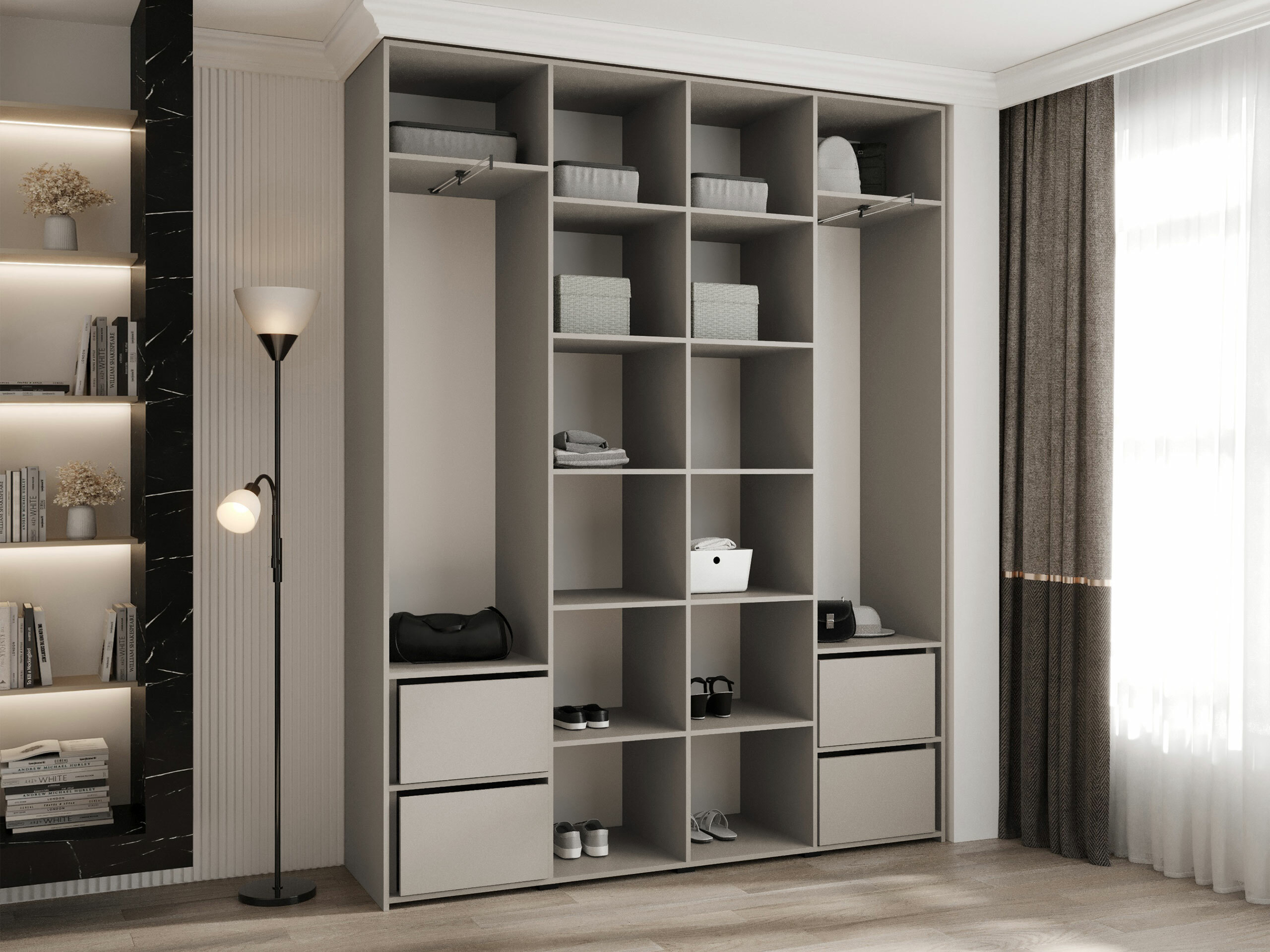 Kledingkast Hartford 570 (Wit)