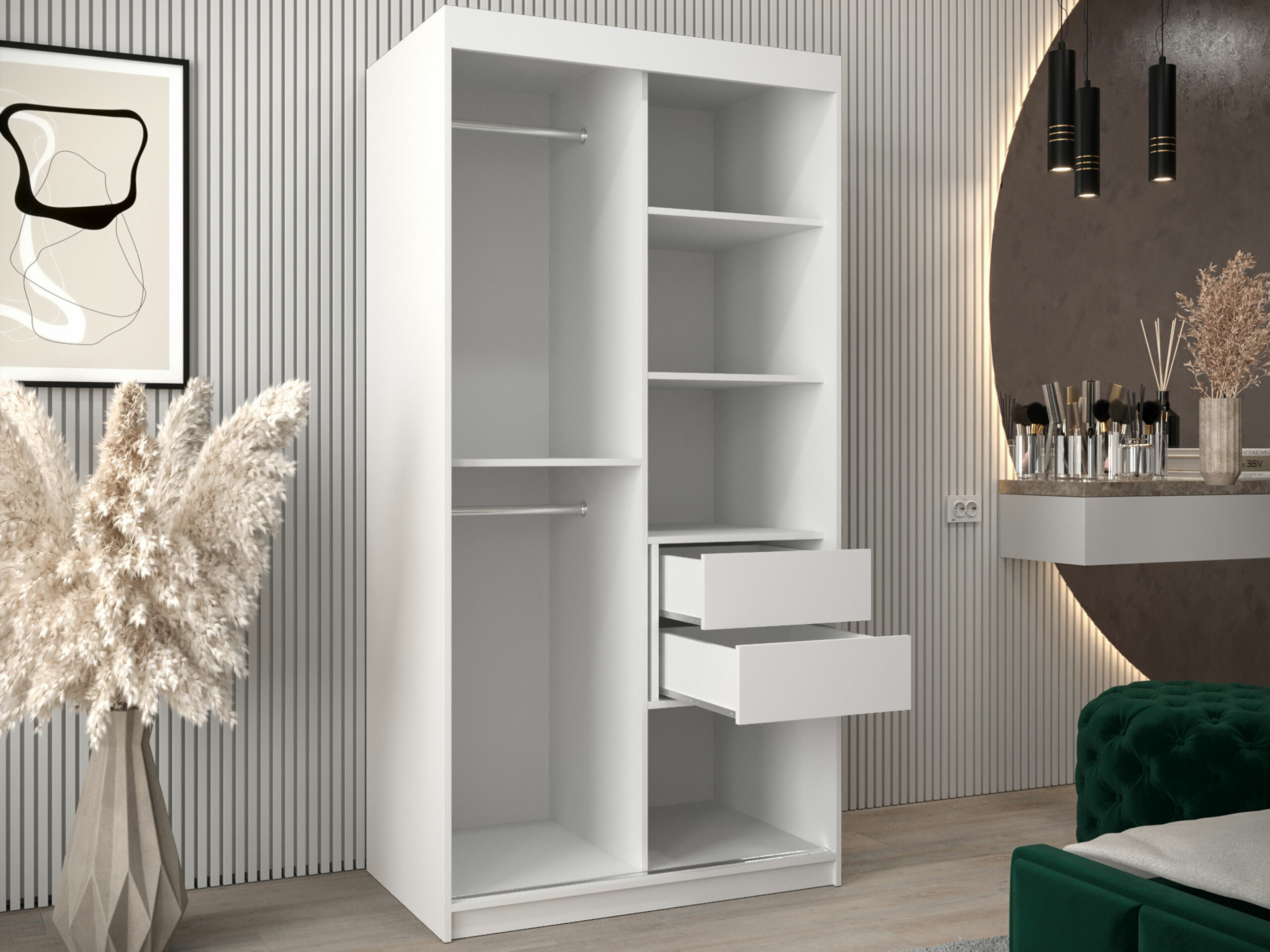 Kledingkast Hartford 576 (Wit)