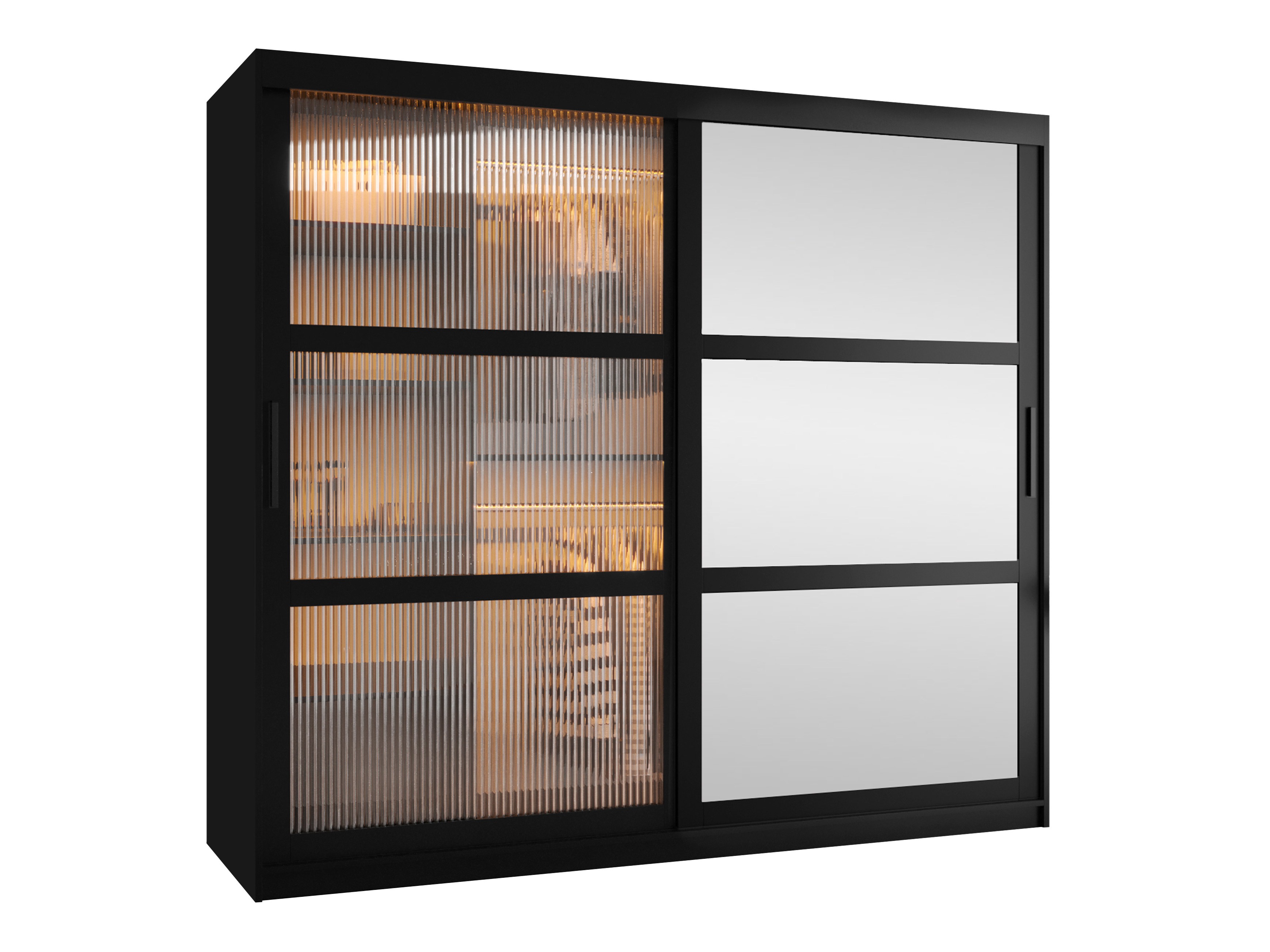 Kledingkast Hartford 576 (Zwart)