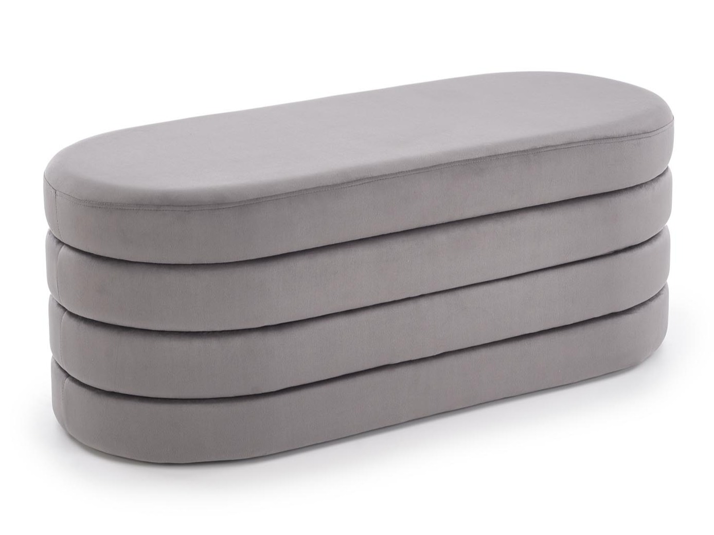 Gestoffeerde hocker Houston 2054 (Grijs)