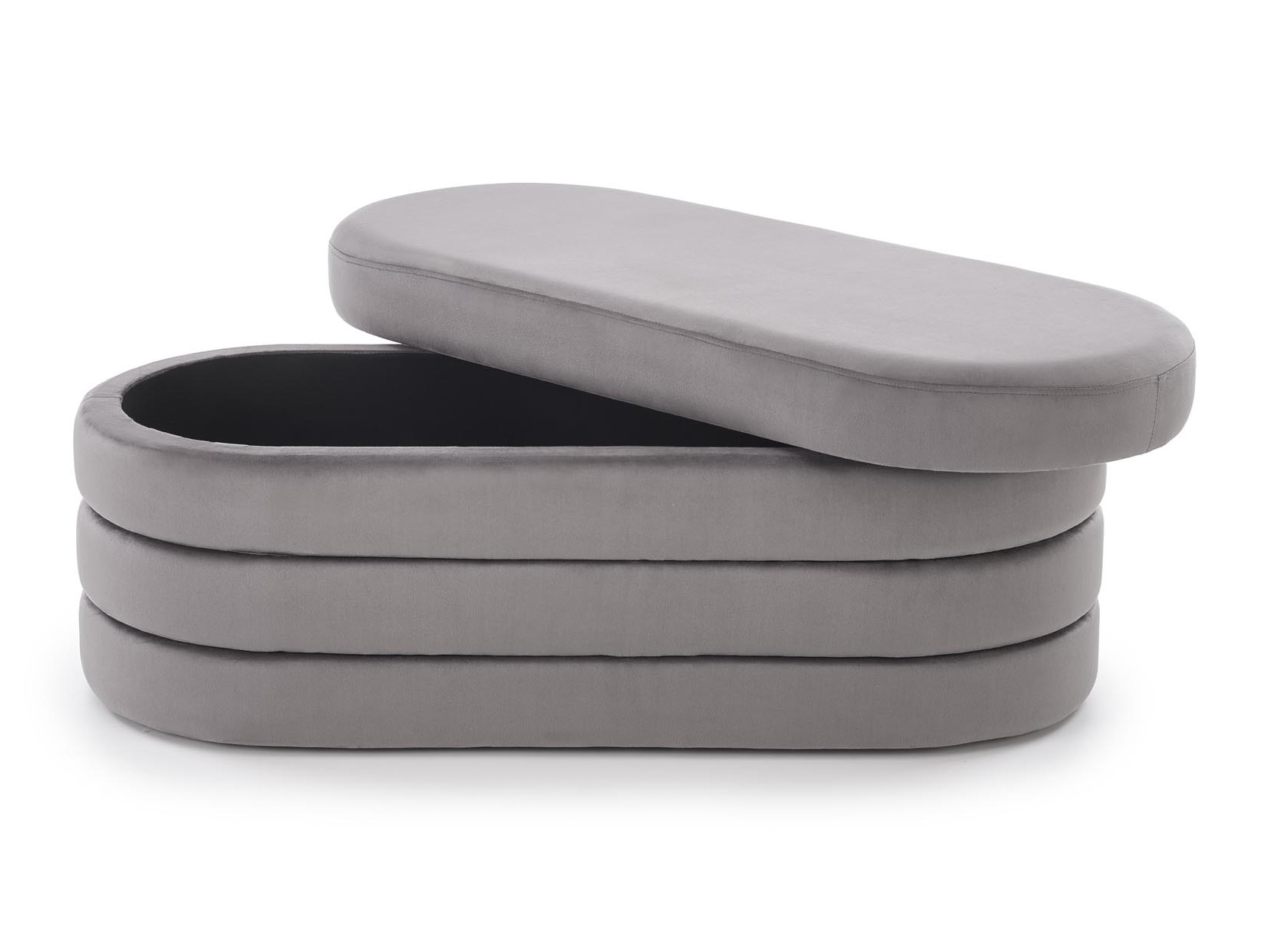 Gestoffeerde hocker Houston 2054 (Grijs)