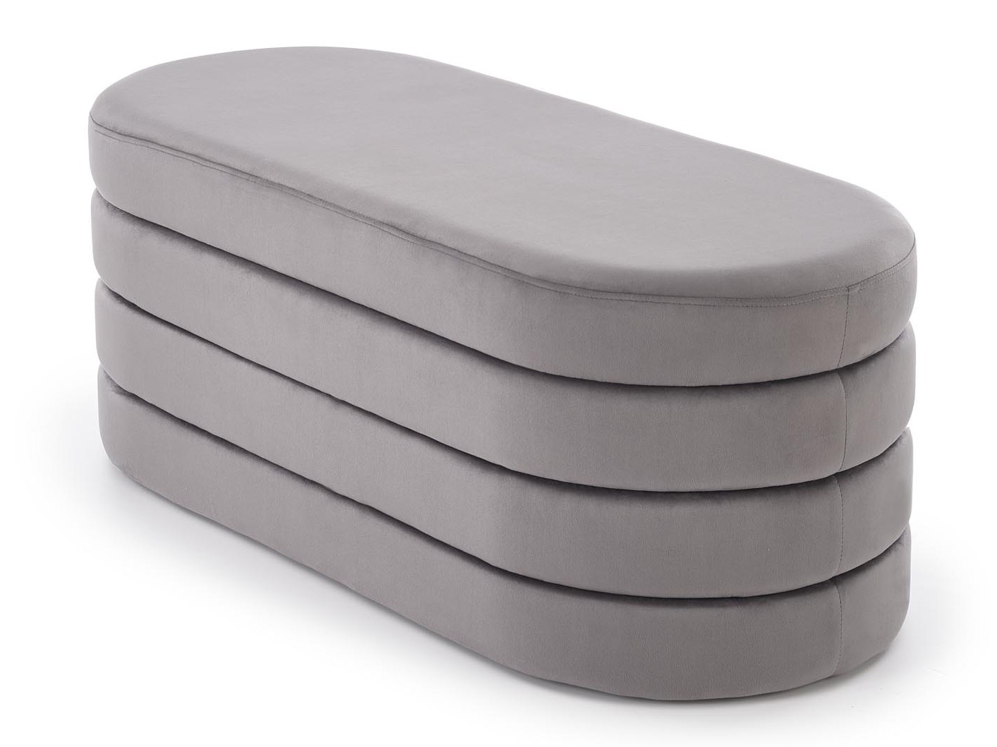 Gestoffeerde hocker Houston 2054 (Grijs)