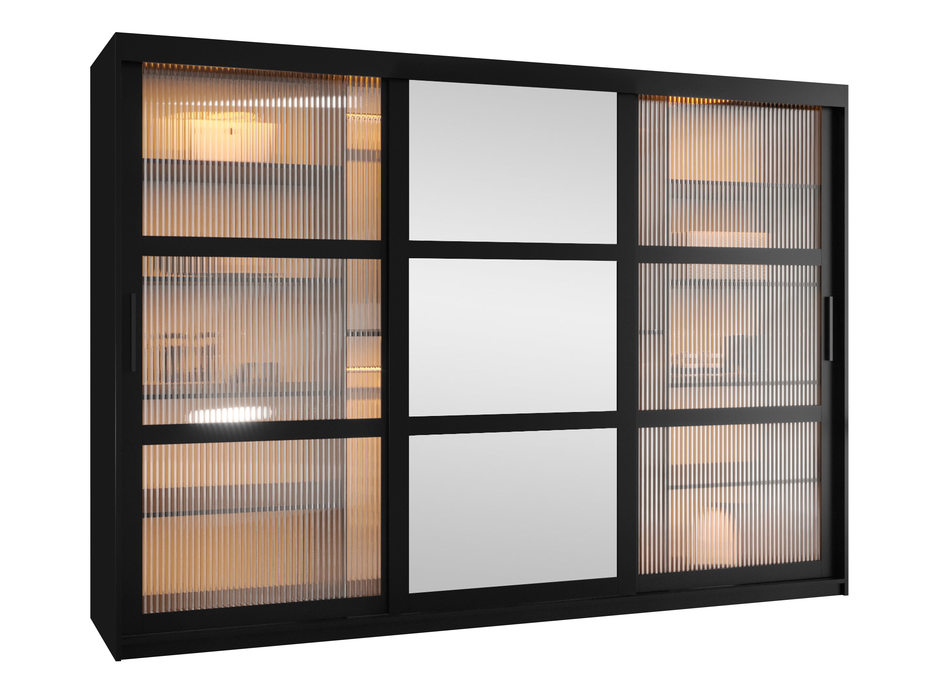 Kledingkast Hartford 576 (Zwart)