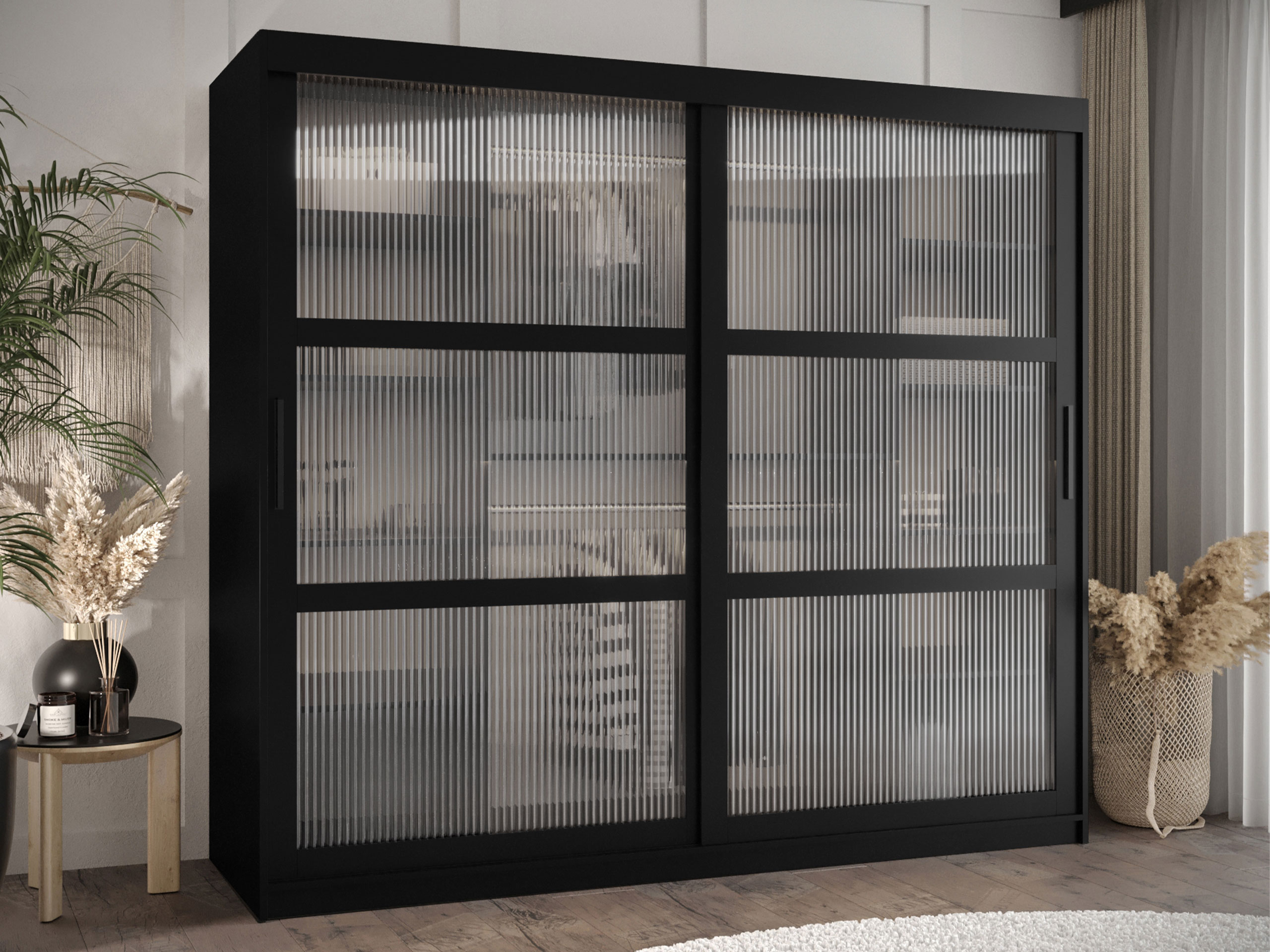 Kledingkast Hartford 575 (Zwart)