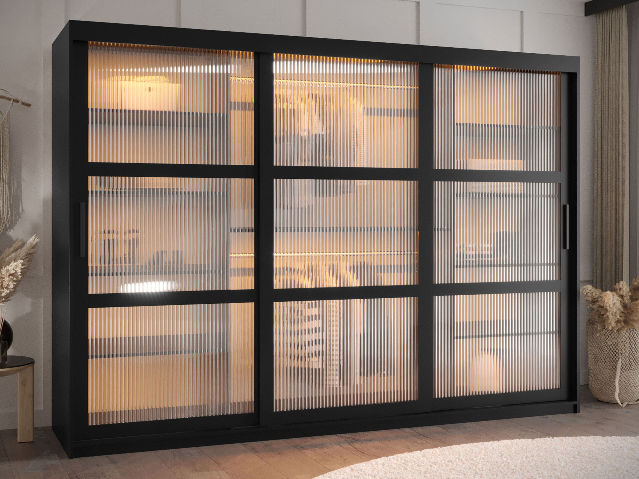 Kledingkast Hartford 575 (Zwart)