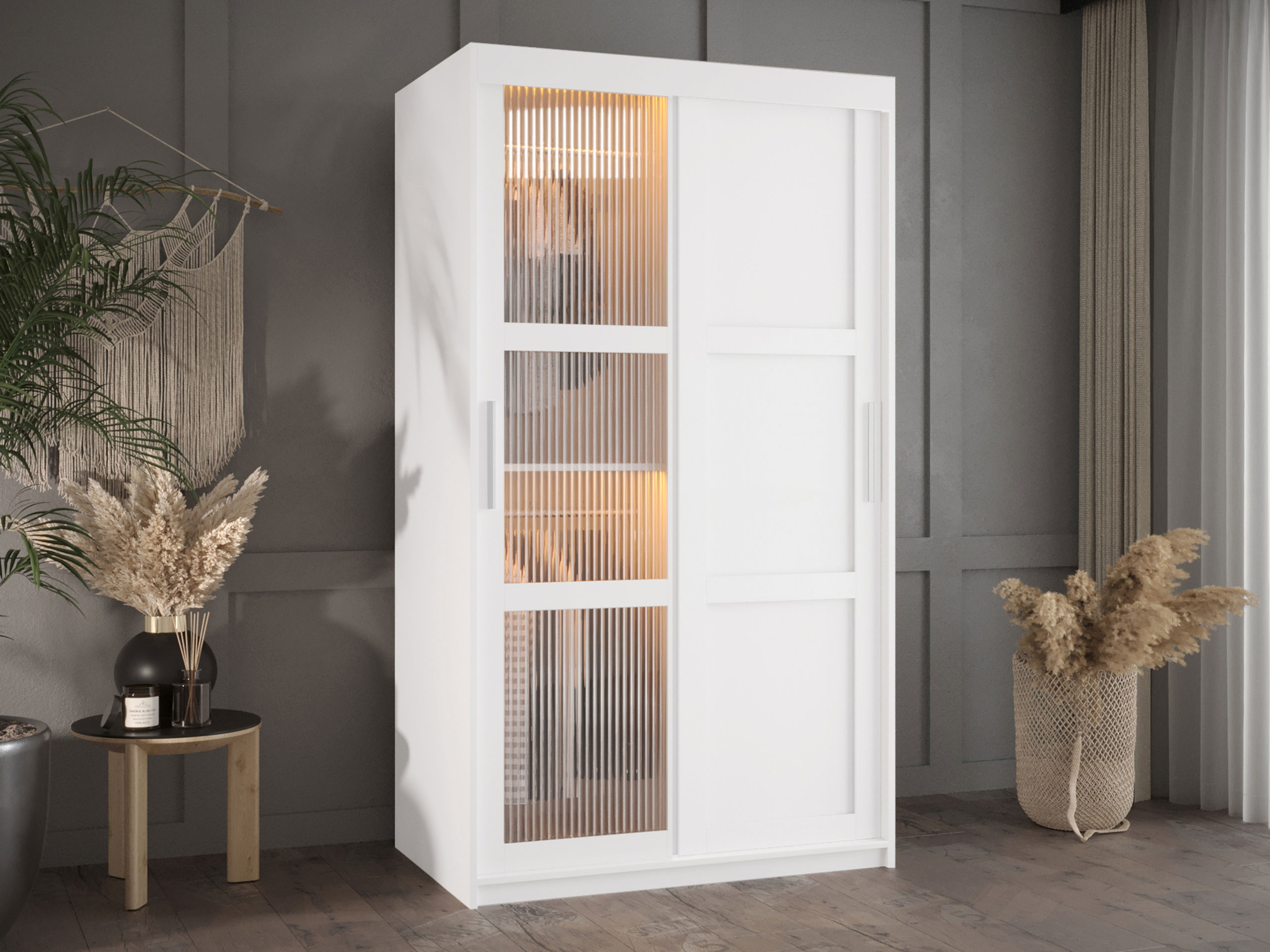 Kledingkast Hartford 577 (Wit)