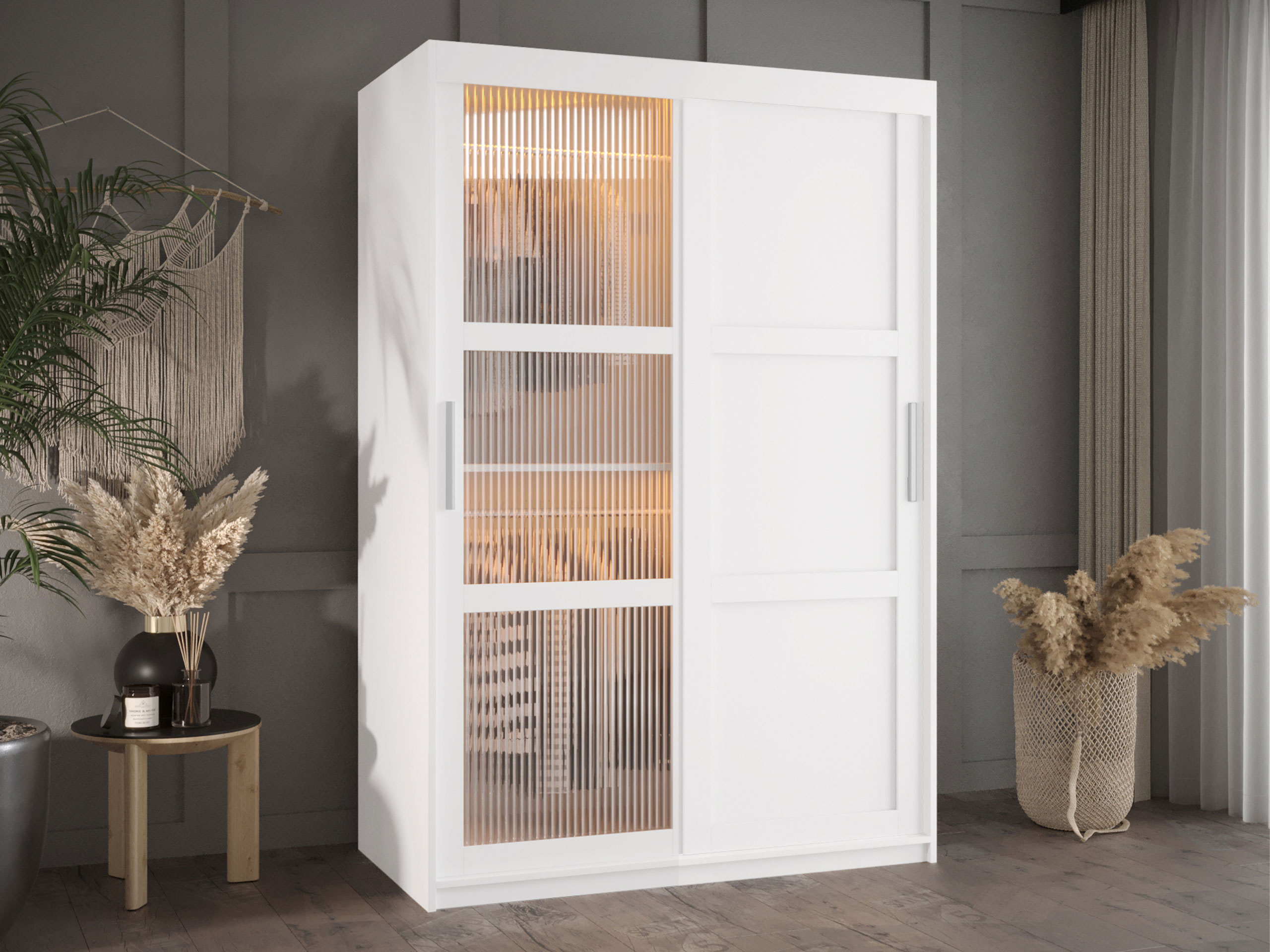 Kledingkast Hartford 577 (Wit)