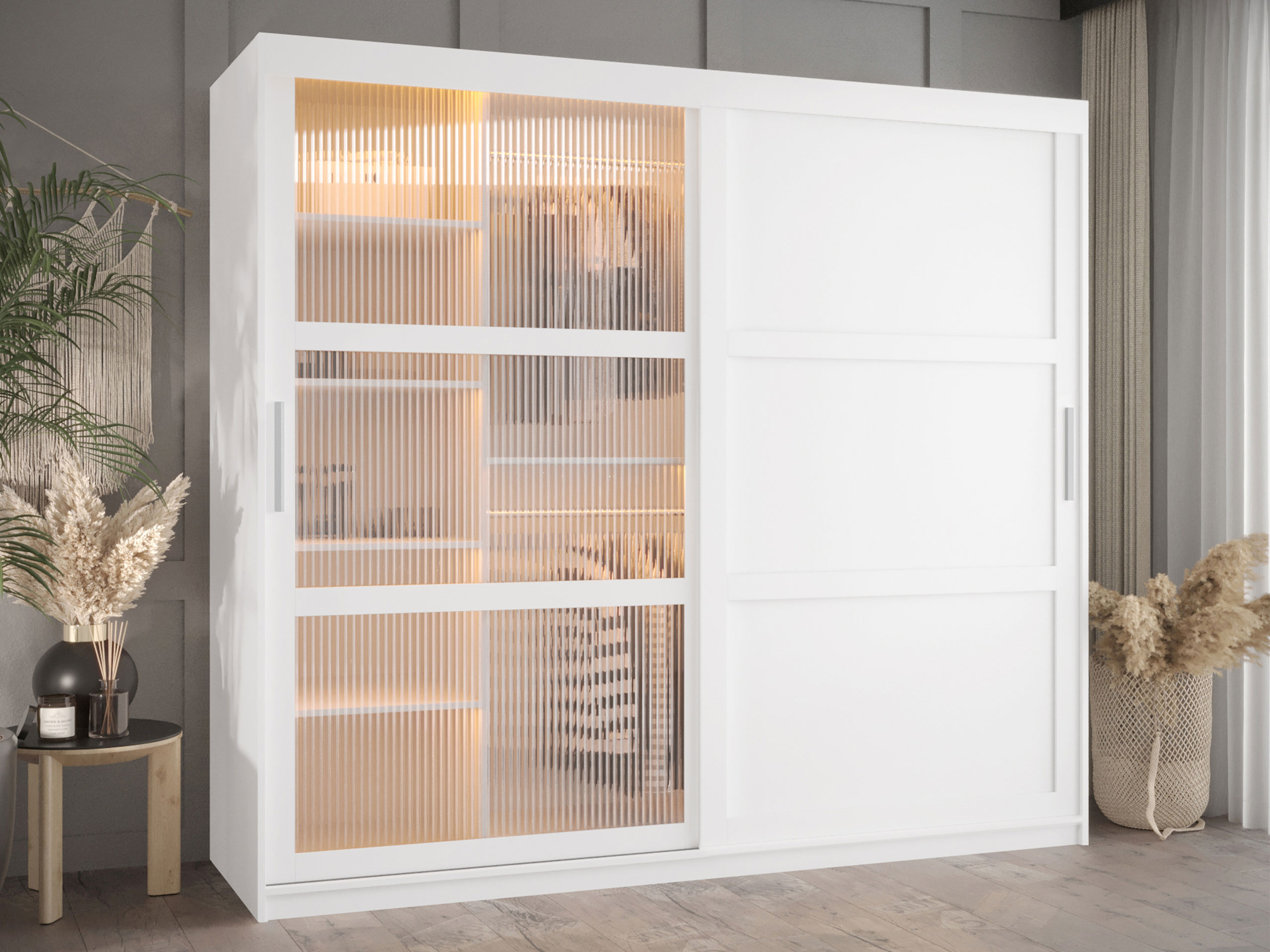 Kledingkast Hartford 577 (Wit)