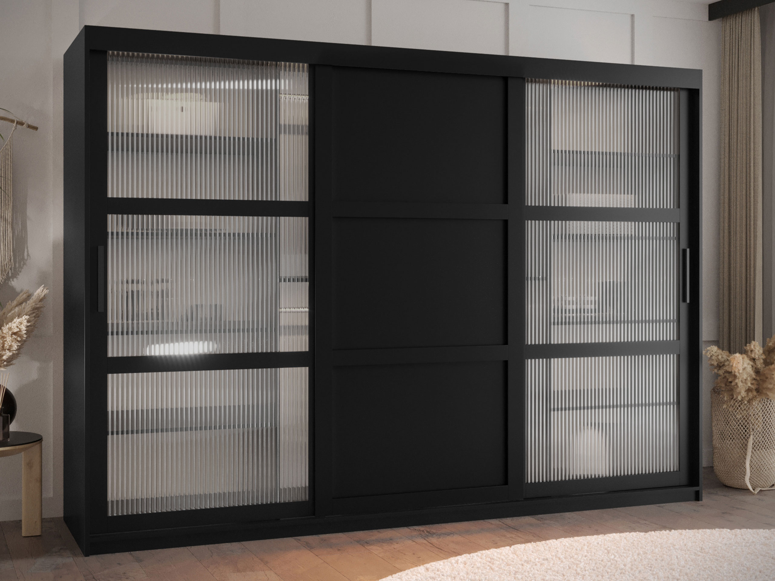 Kledingkast Hartford 577 (Zwart)