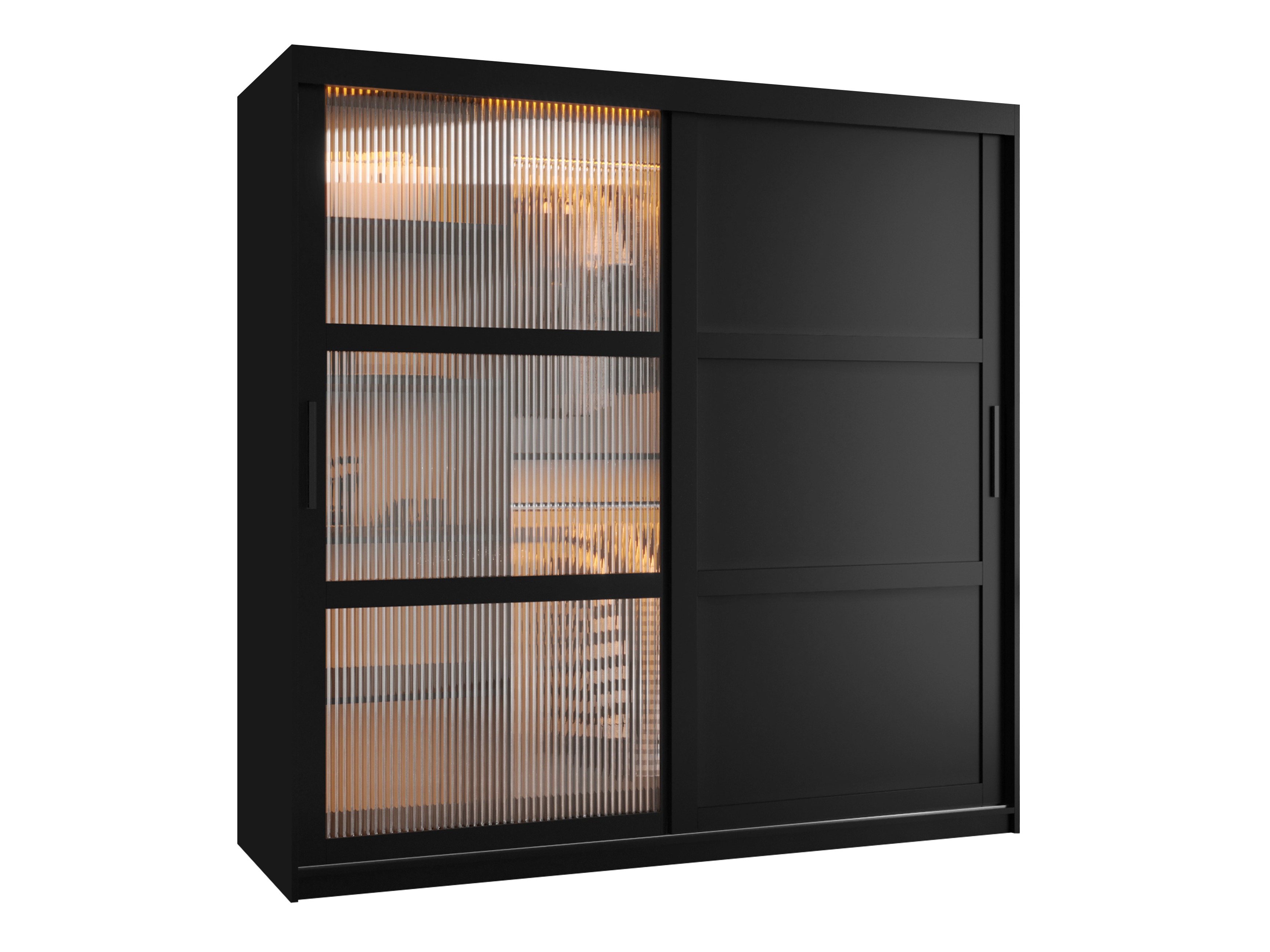 Kledingkast Hartford 577 (Zwart)