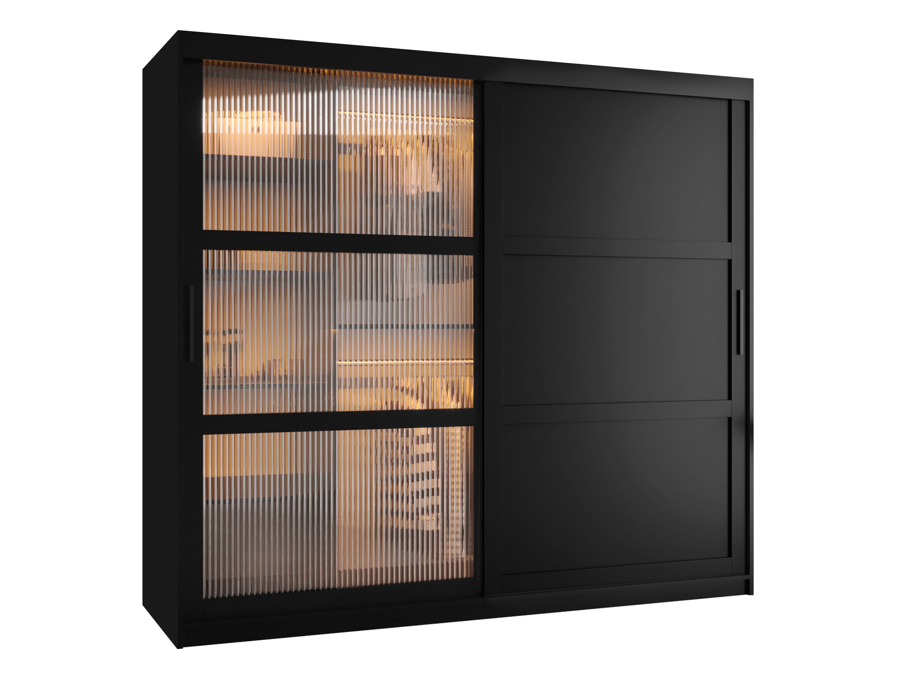 Kledingkast Hartford 577 (Zwart)