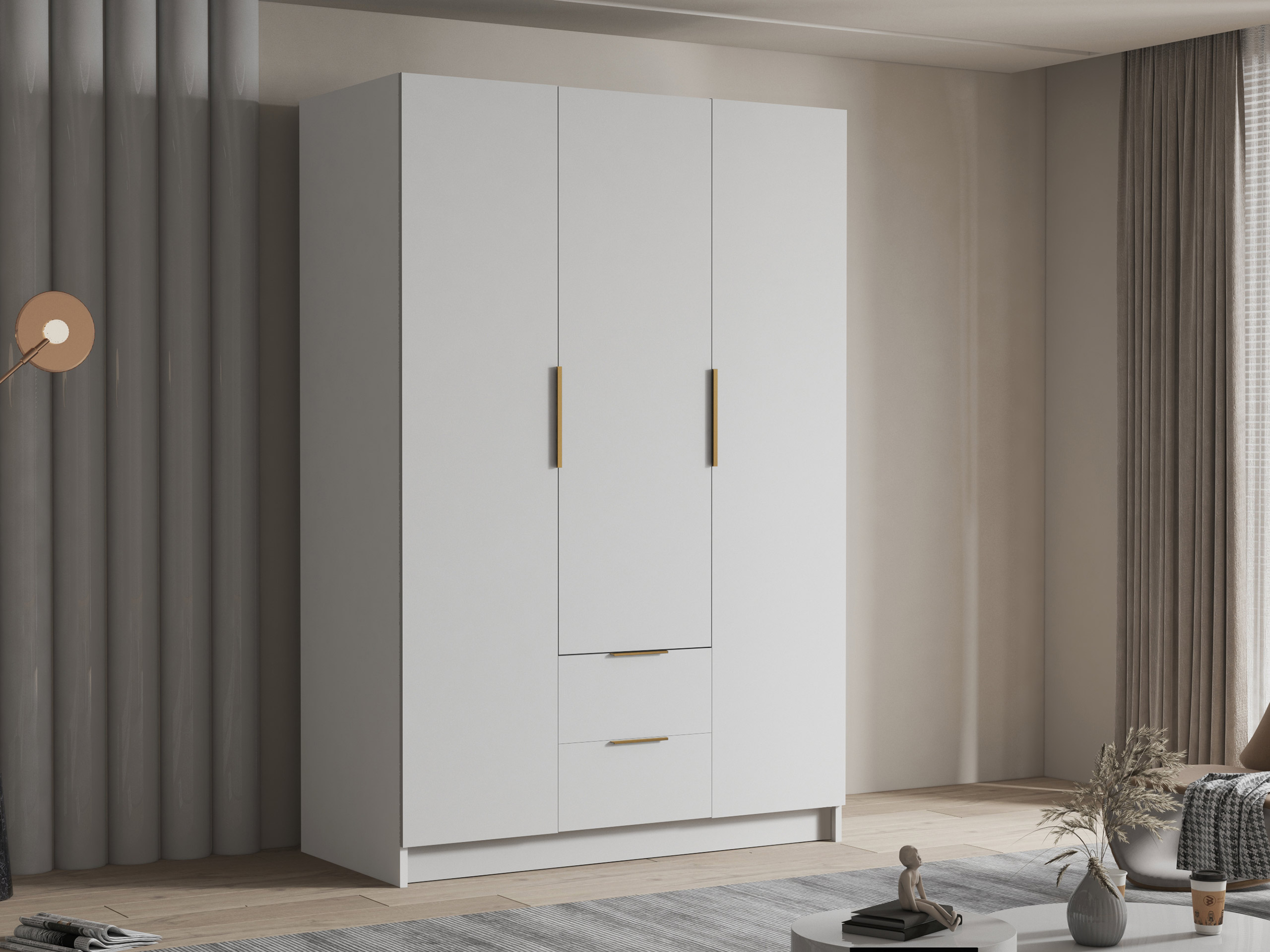 Kledingkast Closico 200 (Wit)