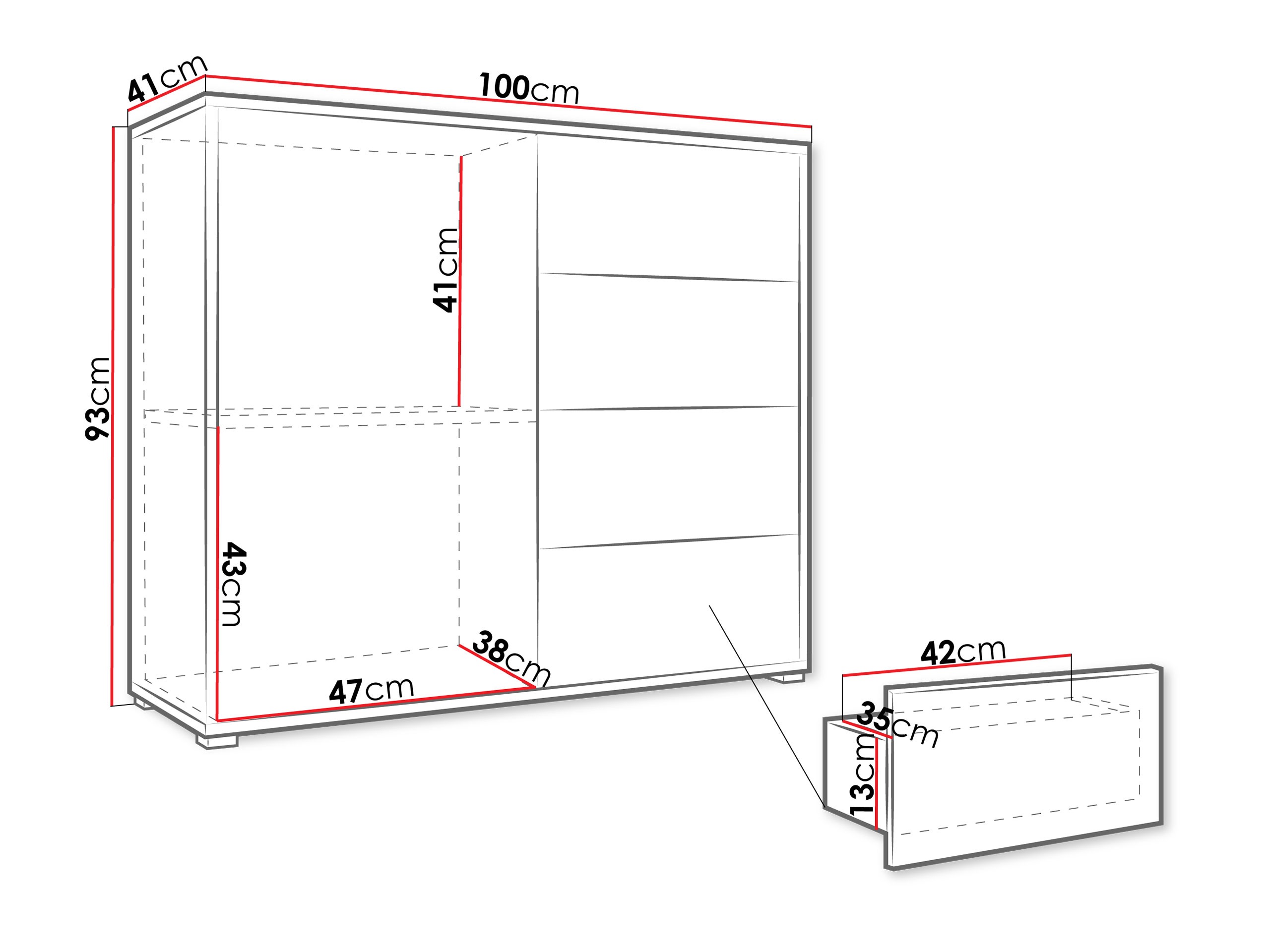 Ladekast Comfivo Fersoe 102 (Eiken)