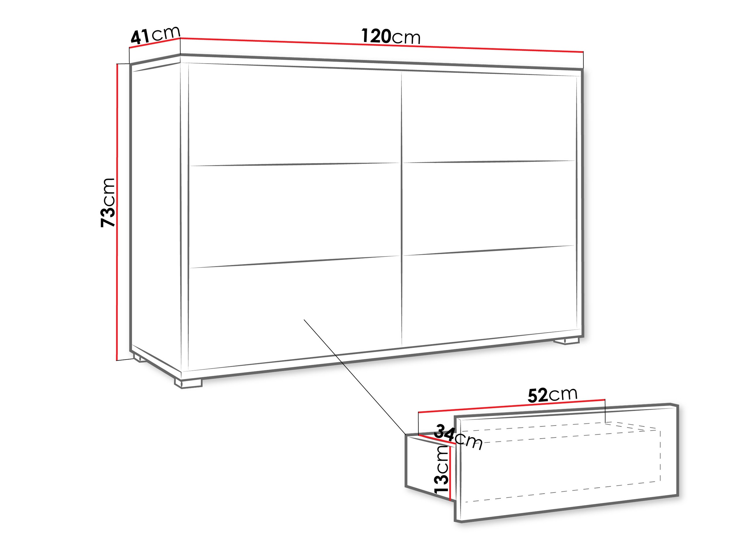 Ladekast Comfivo Fersoe 103 (Eiken)