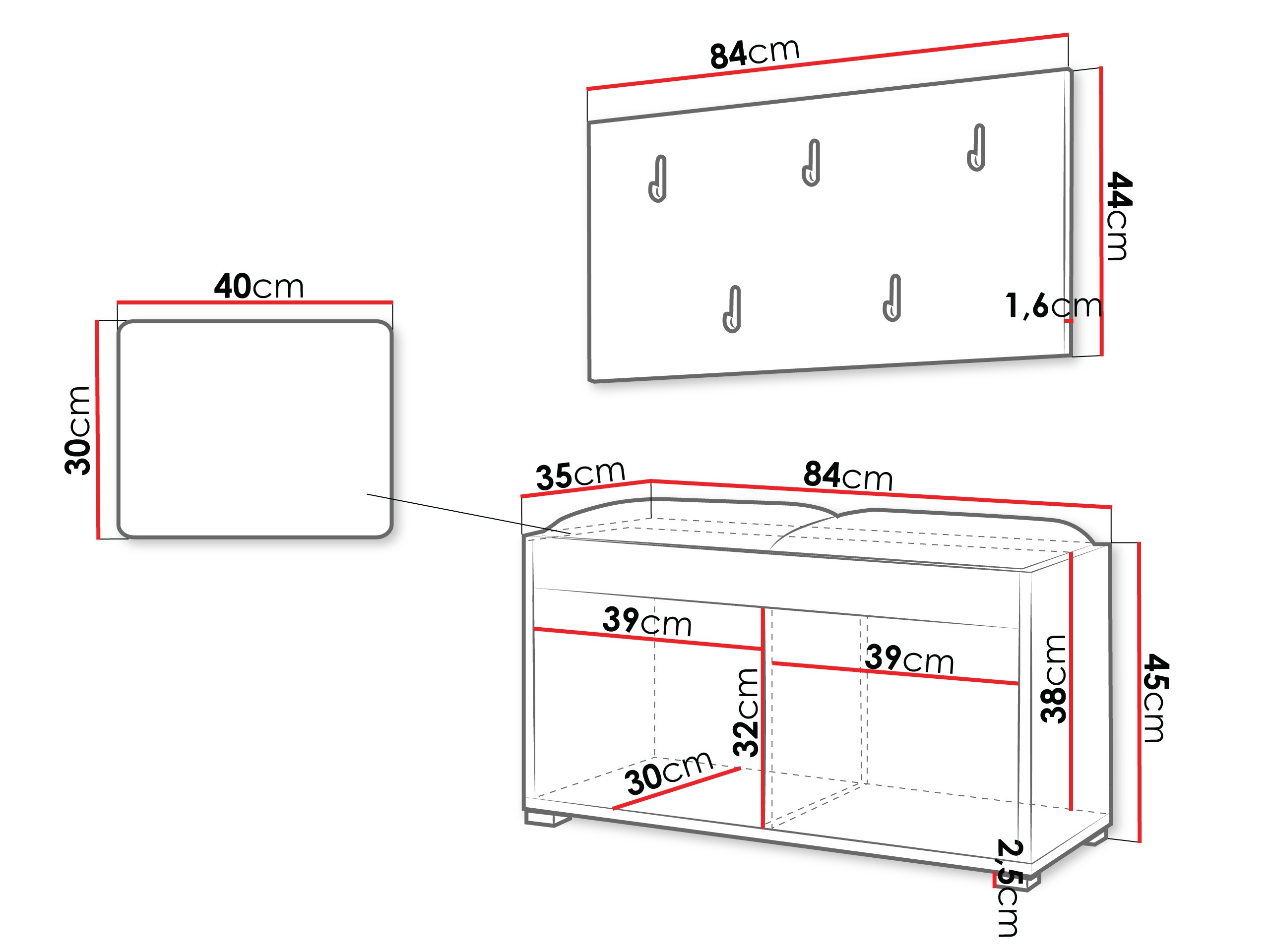 Gangmeubelset Comfivo Fersoe 117 (Eiken)