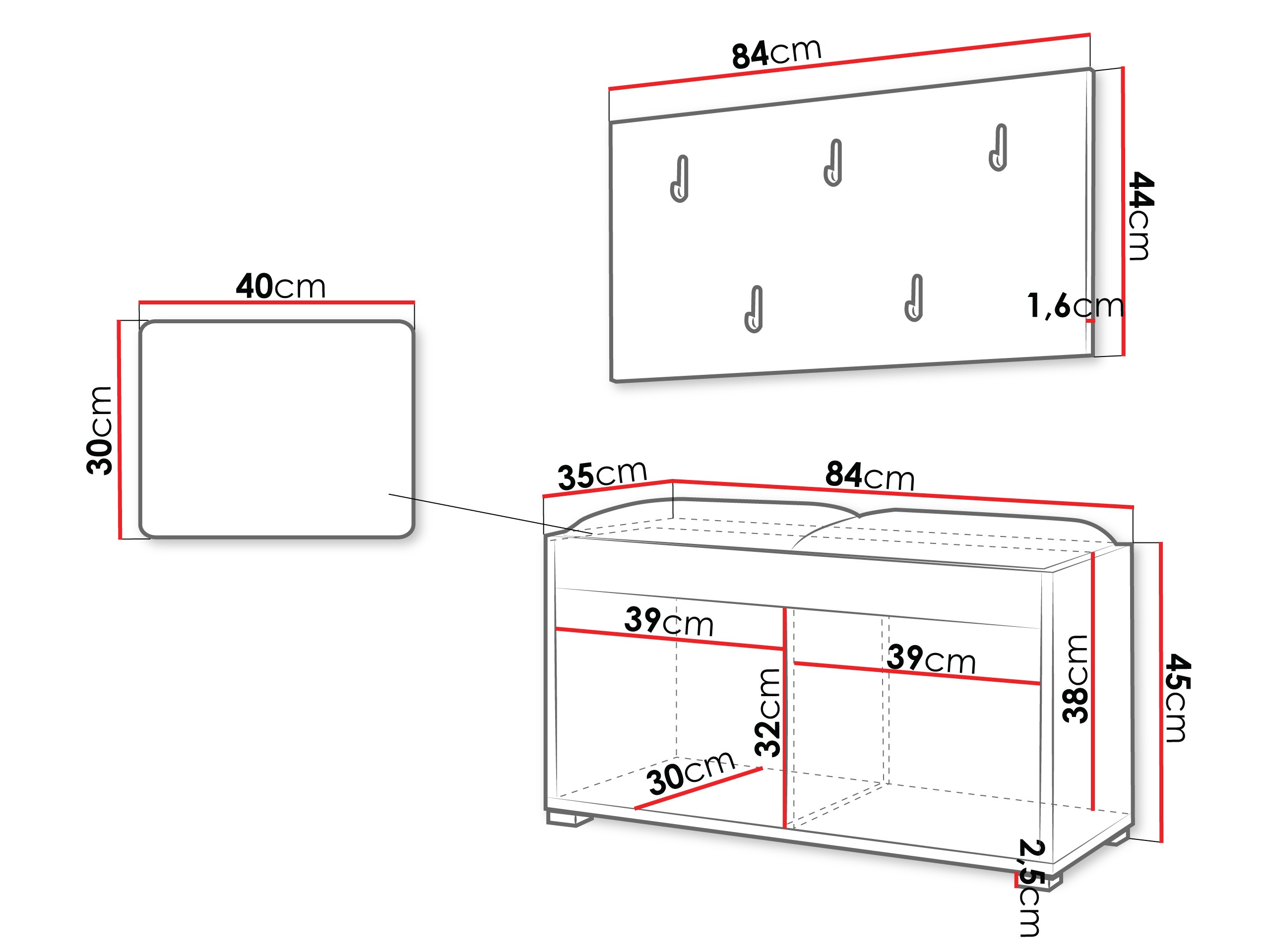 Gangmeubelset Comfivo Fersoe 117 (Eiken)