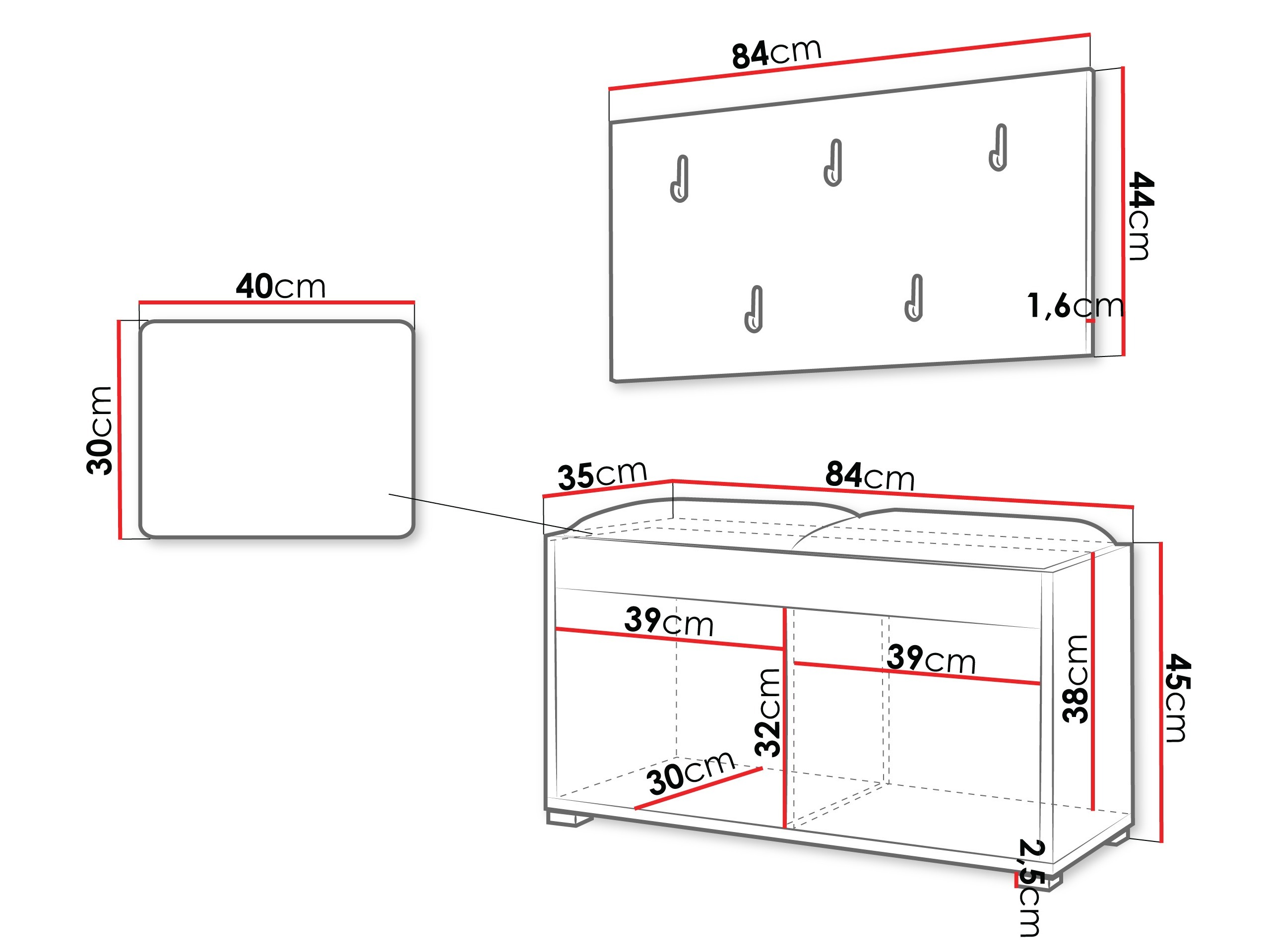 Gangmeubelset Comfivo Fersoe 117 (Eiken)