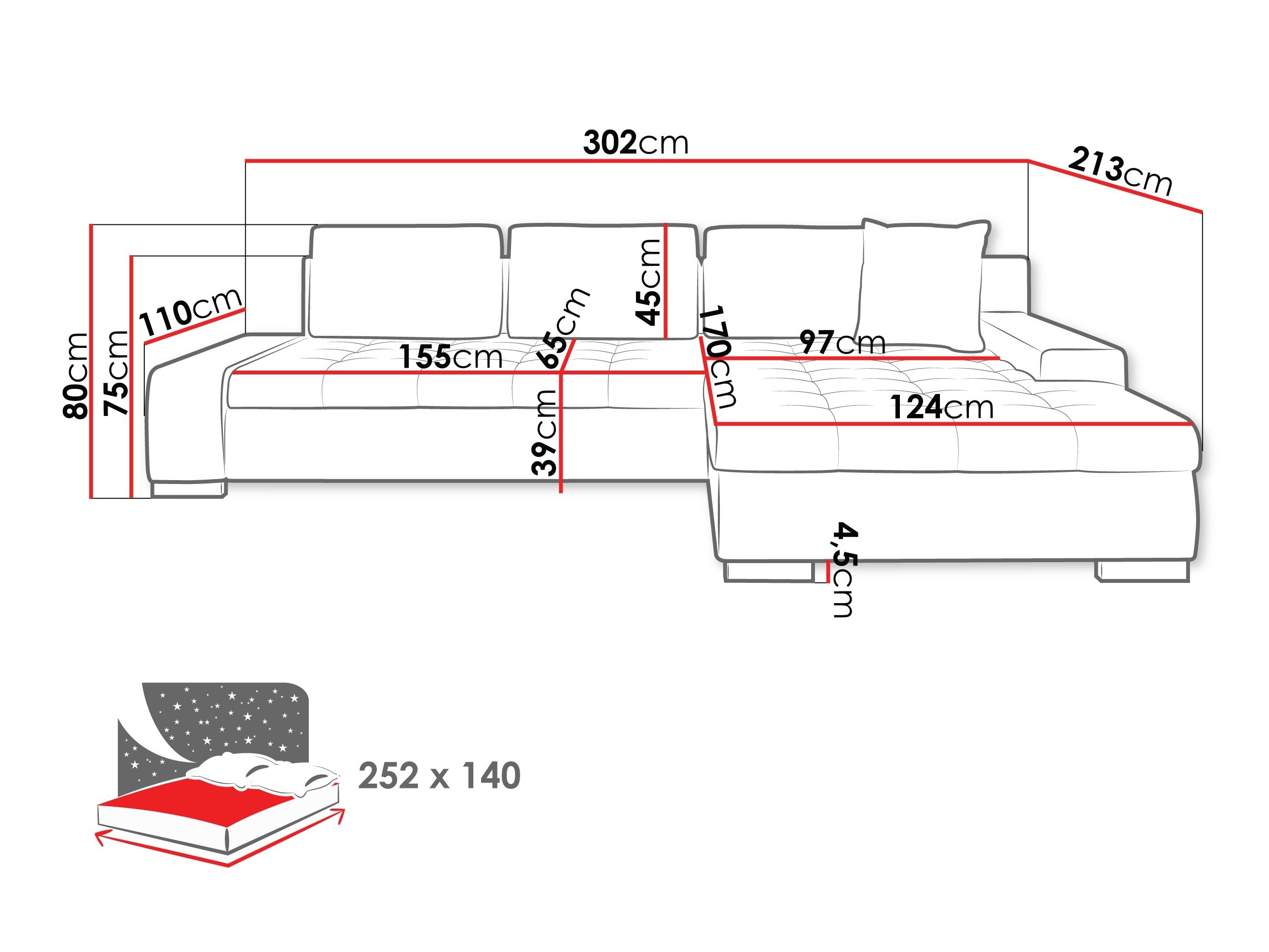 Hoekbank Comfivo 147 (Manza 04)