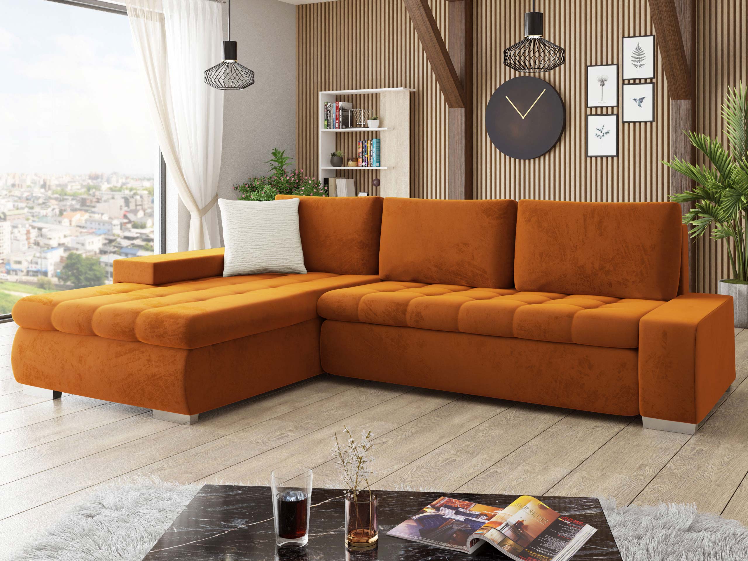 Hoekbank Comfivo Nitor II (Piano 21 + Mokka 03)