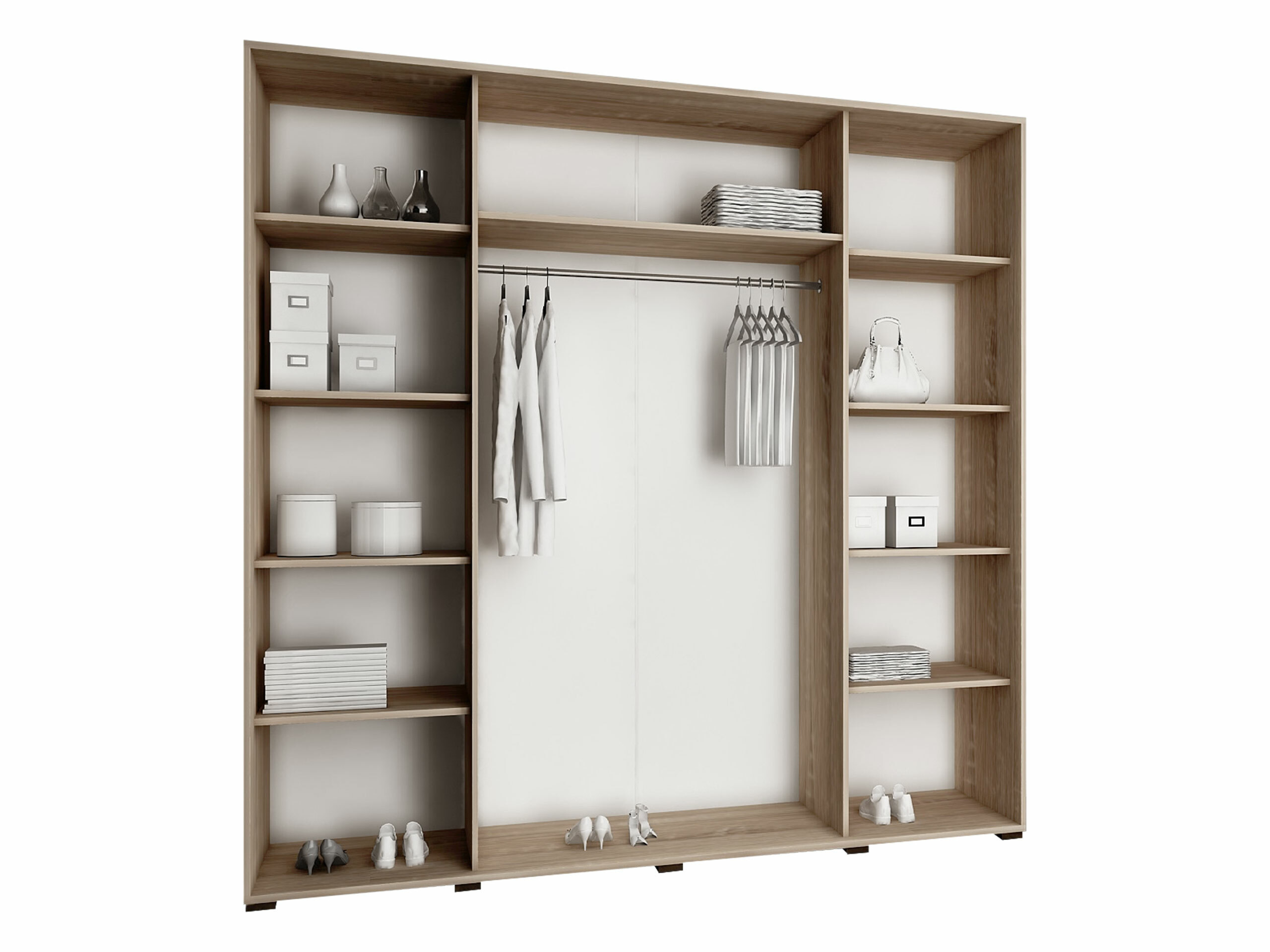 Kledingkast Dover 107 (Donker essen)