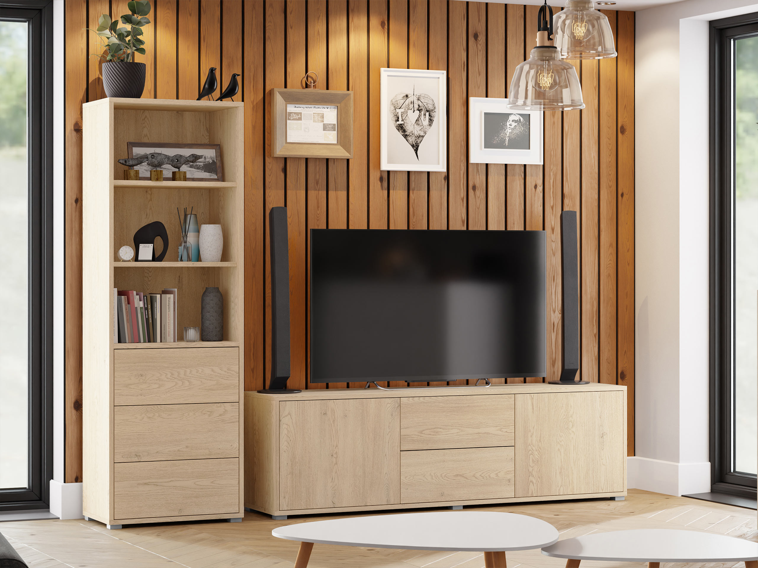 Woonkamerset Comfivo Fersoe 111 (Eiken)