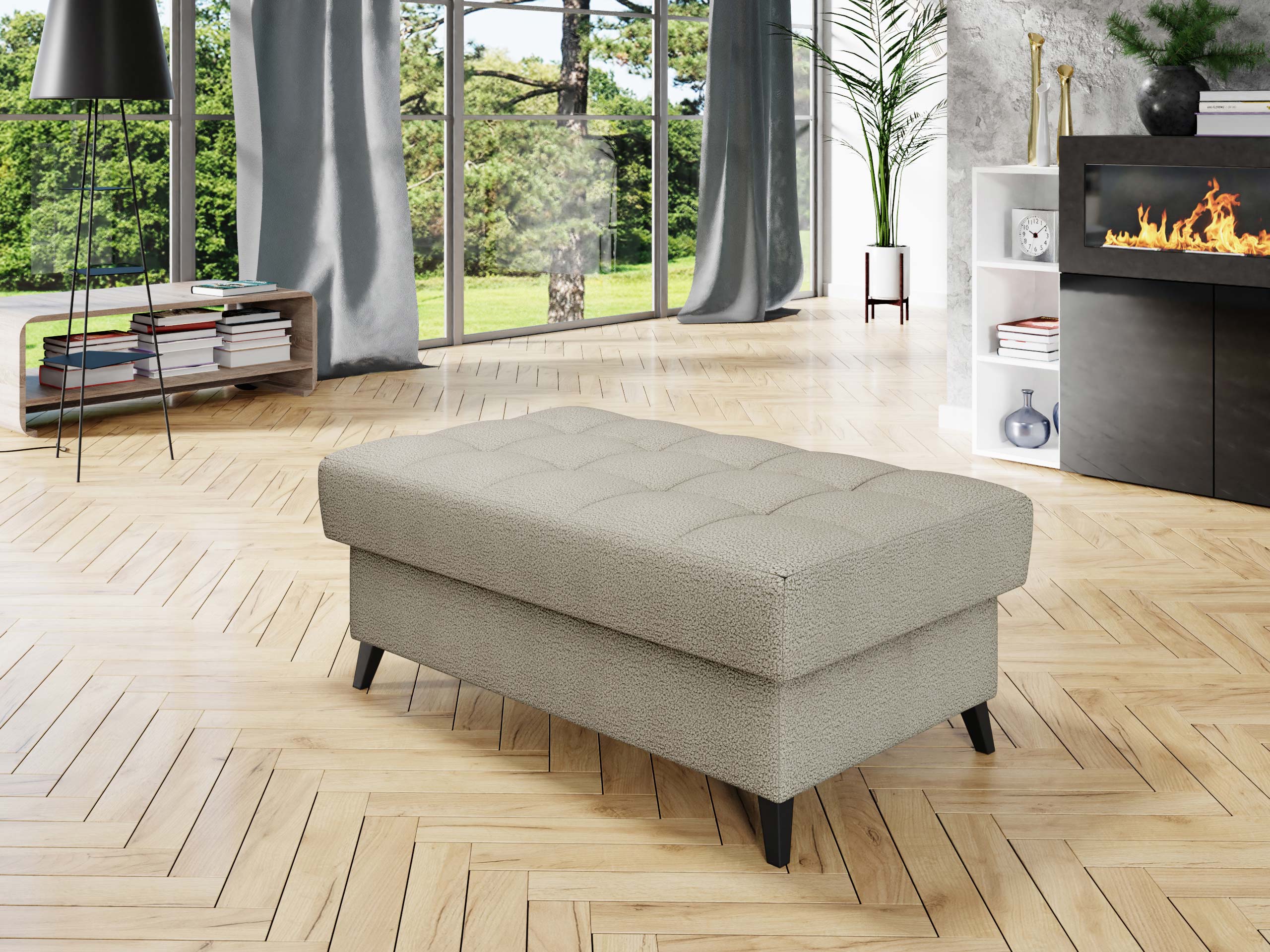 Gestoffeerde hocker Comfivo 236 (Manza 22)