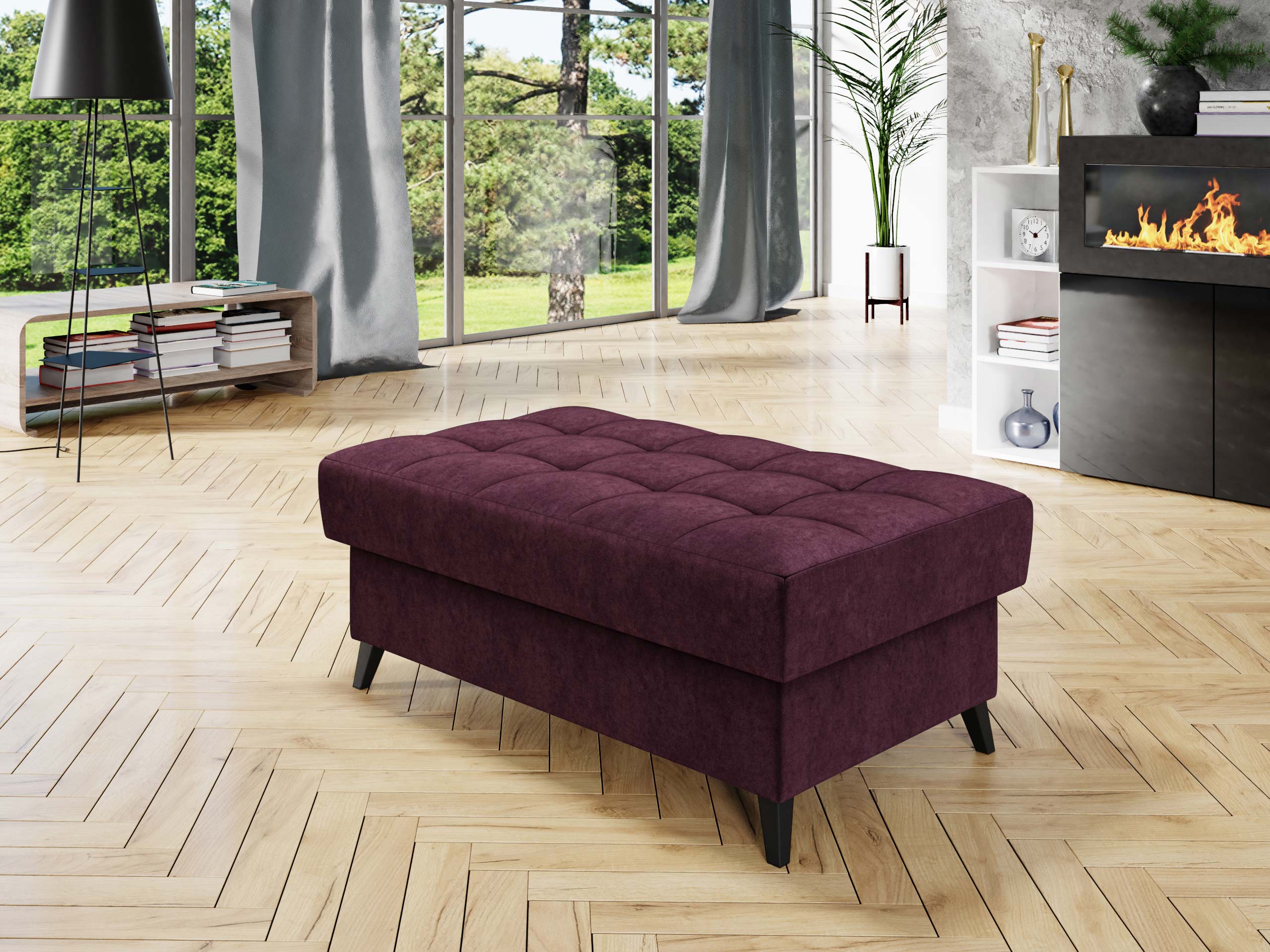 Gestoffeerde hocker Comfivo 236 (Zoya 04)