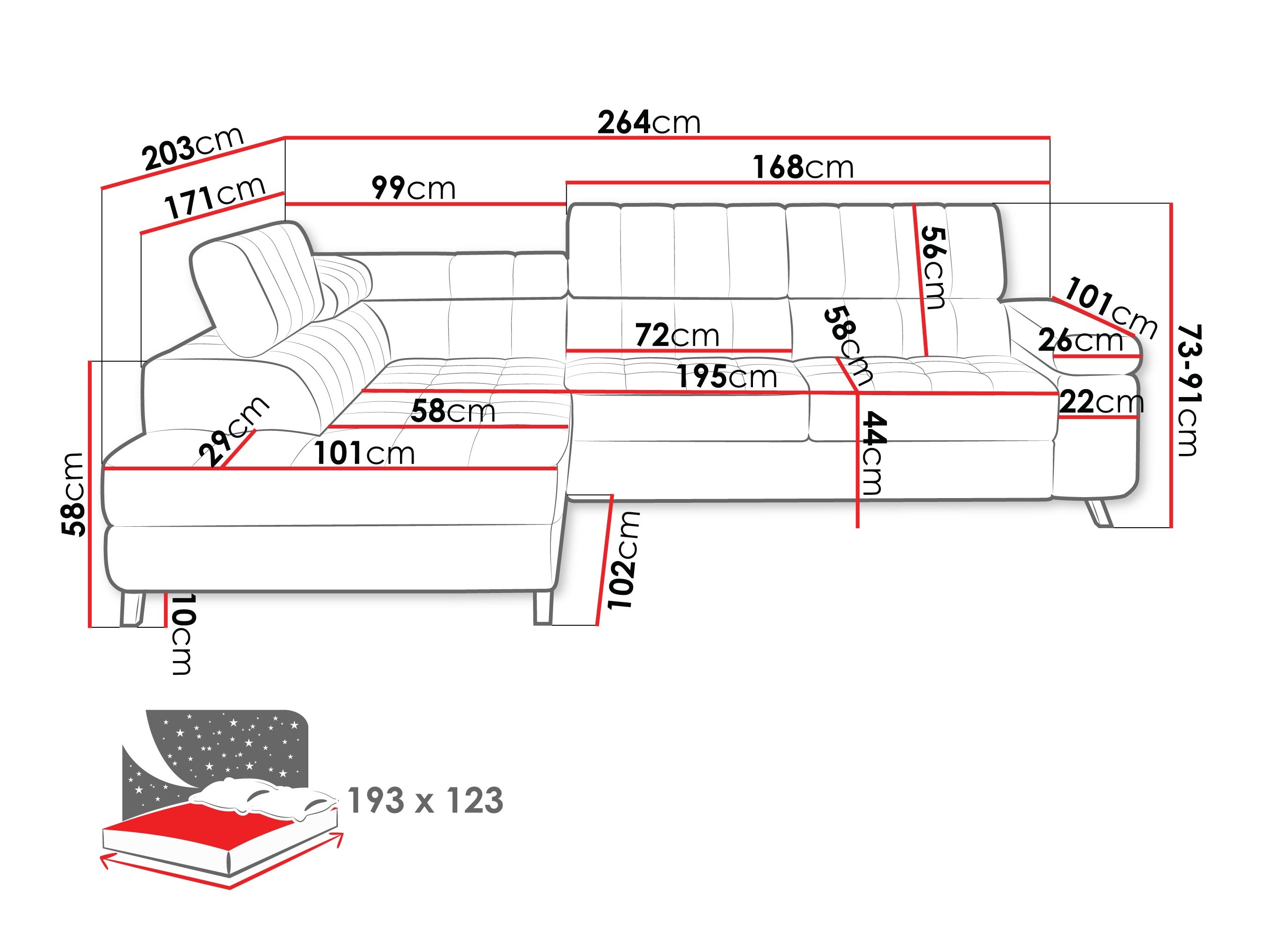 Hoekbank Comfivo 207 (Corbett 78)