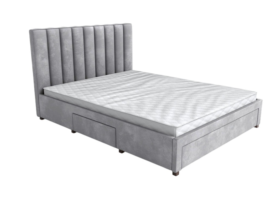 Bed Houston Fides (Grijs)