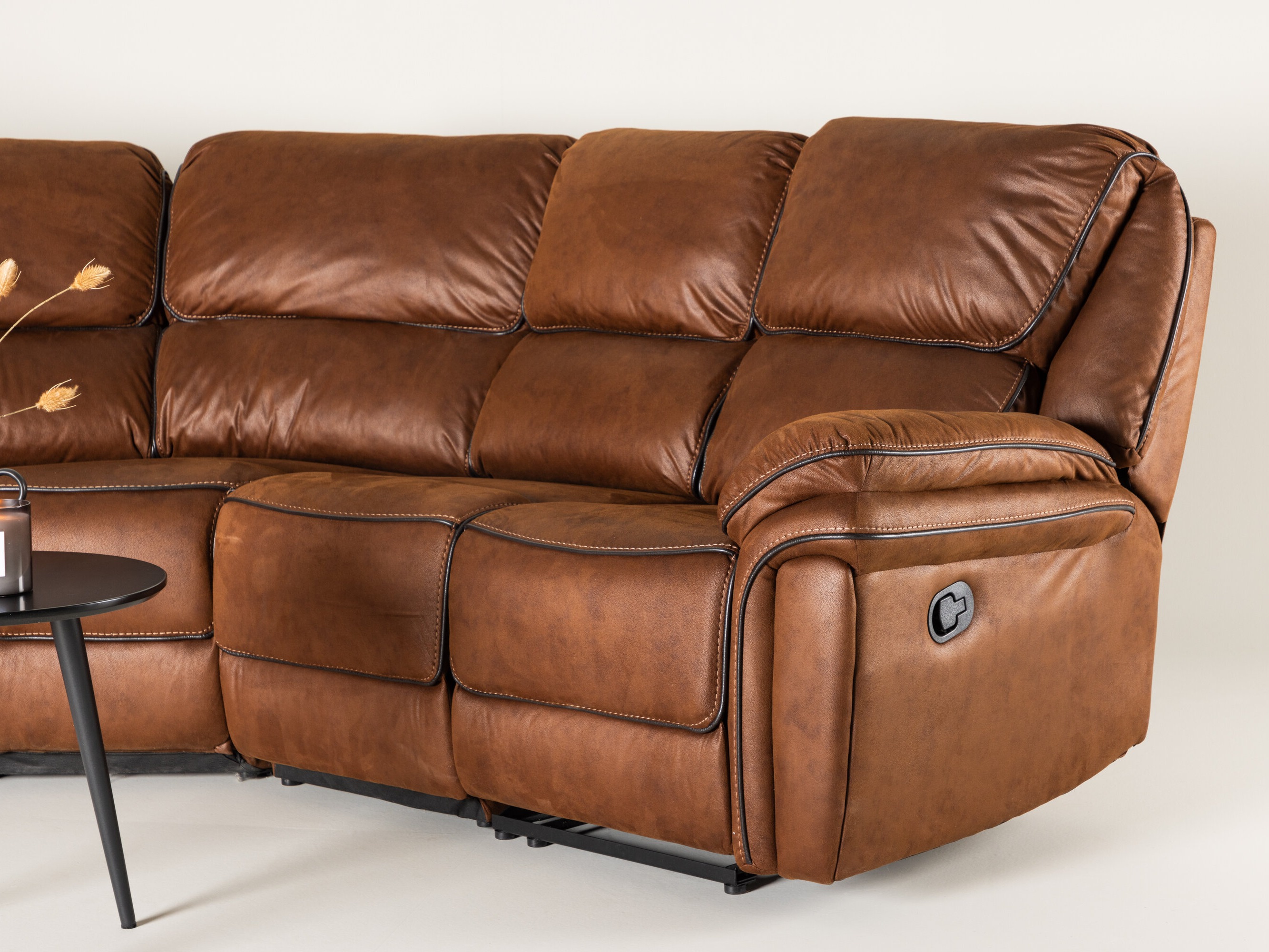 Relax hoekbank Dallas 4723 (Bruin)