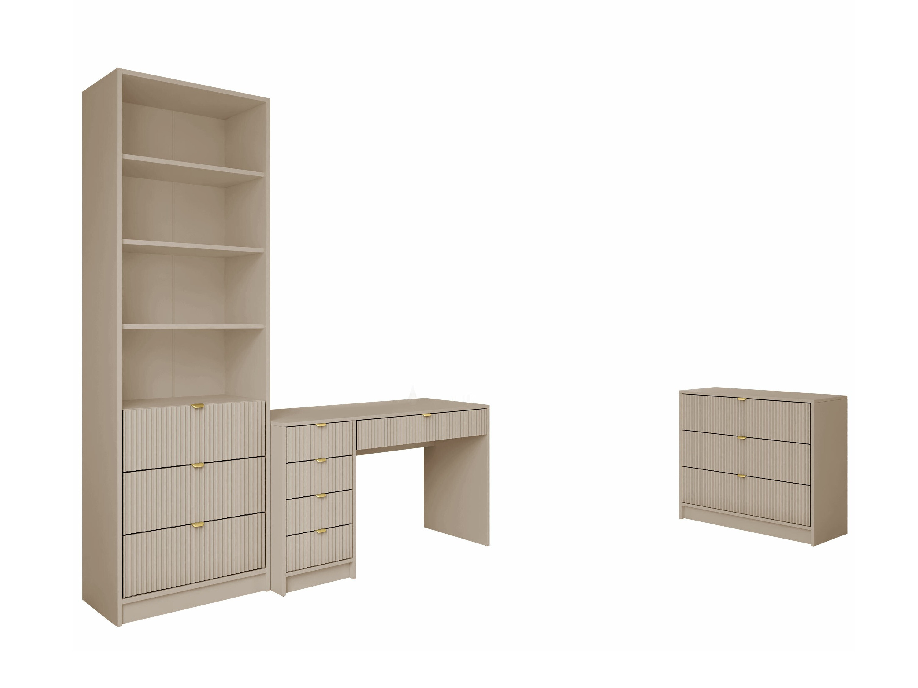 Thuiskantoorset Comfivo Larmire 120 (Beige)