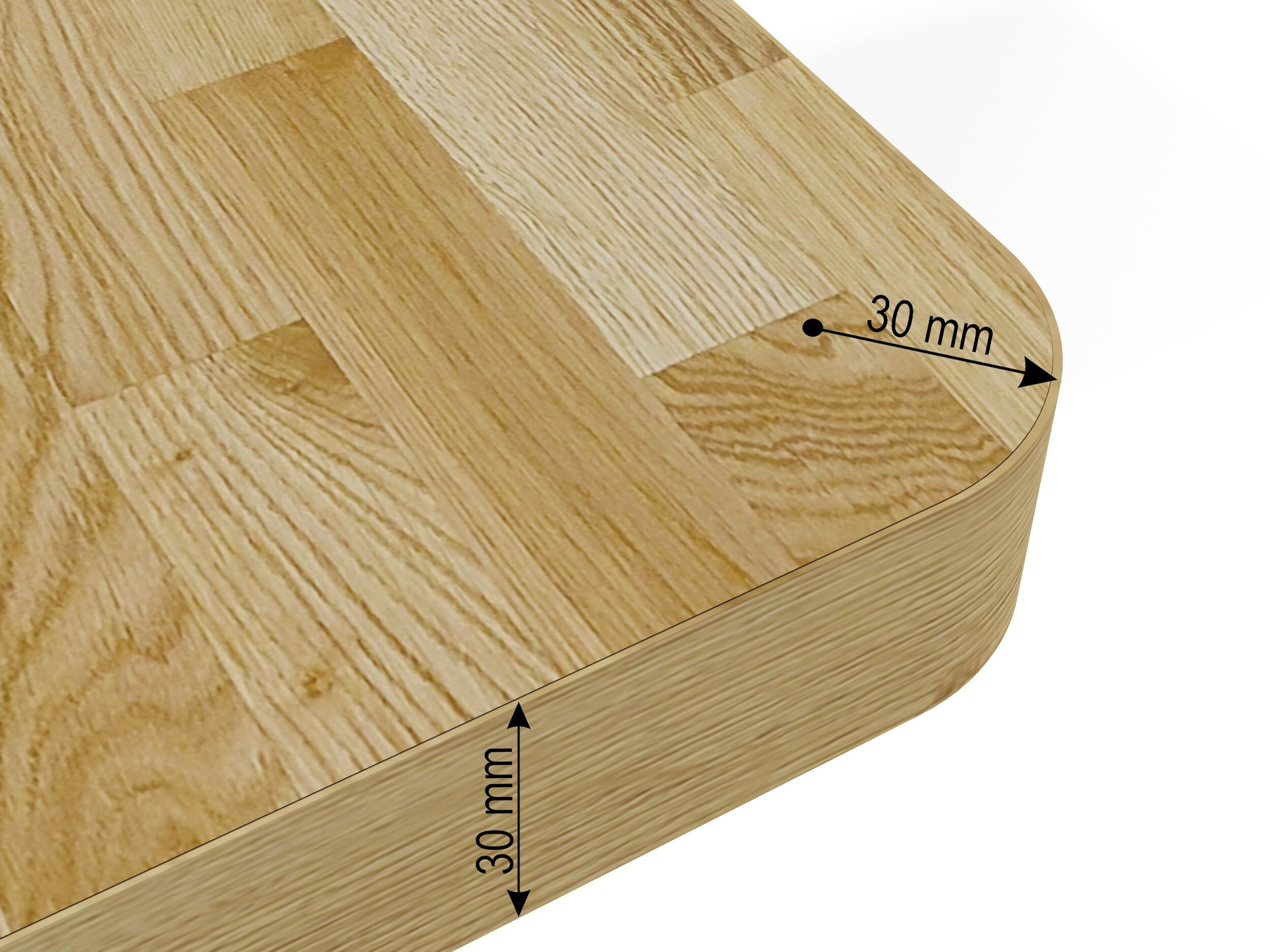 In hoogte verstelbaar bureau Buffalo 199 (Zwart)