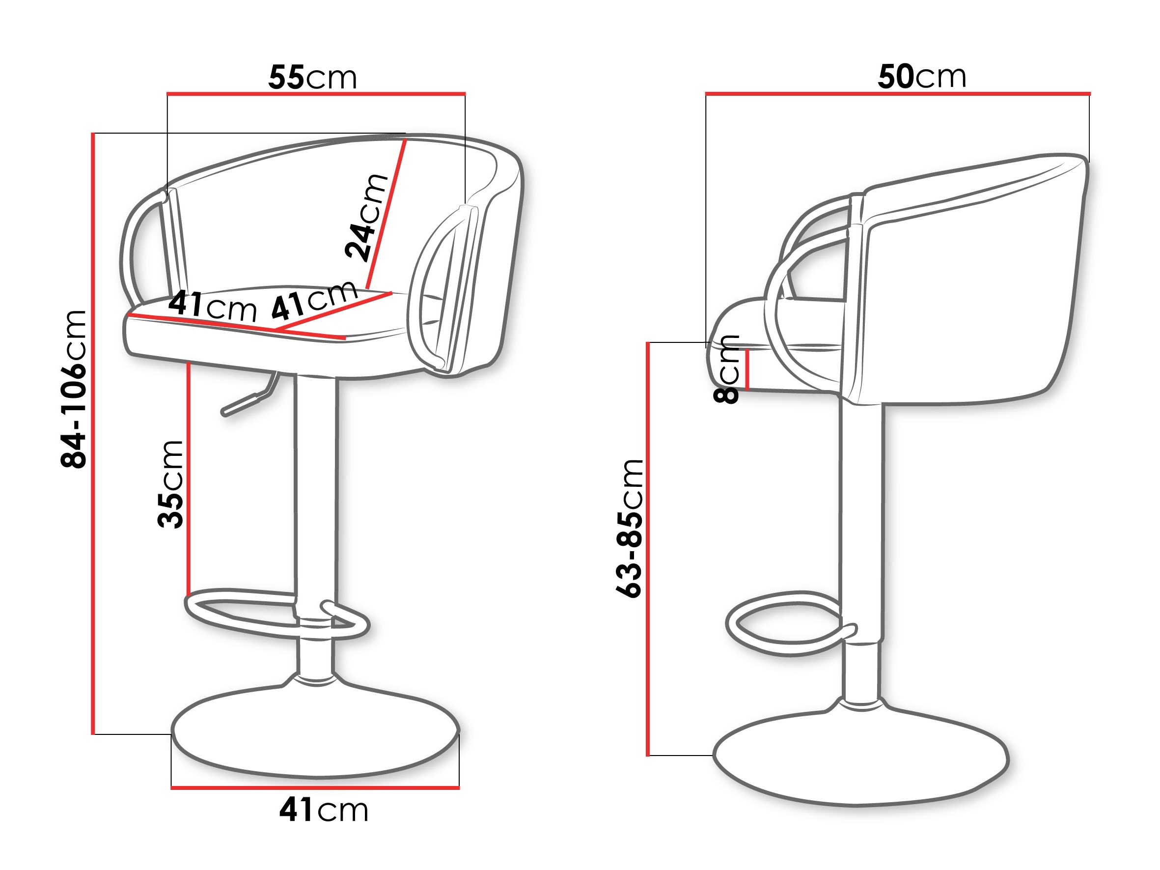 Barkruk Comfivo 469 (Beige)