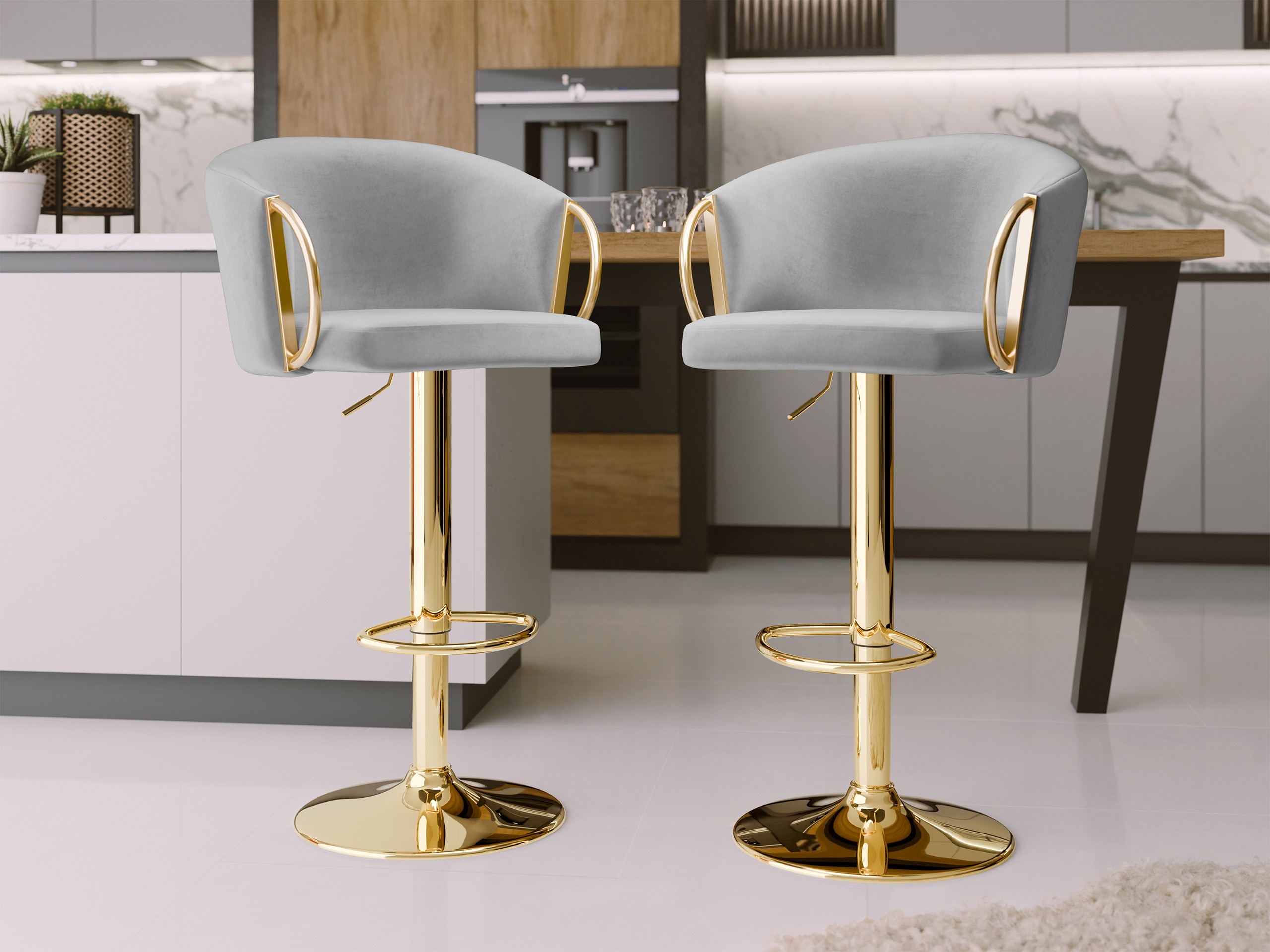 Barkruk Comfivo 469 (Grijs)