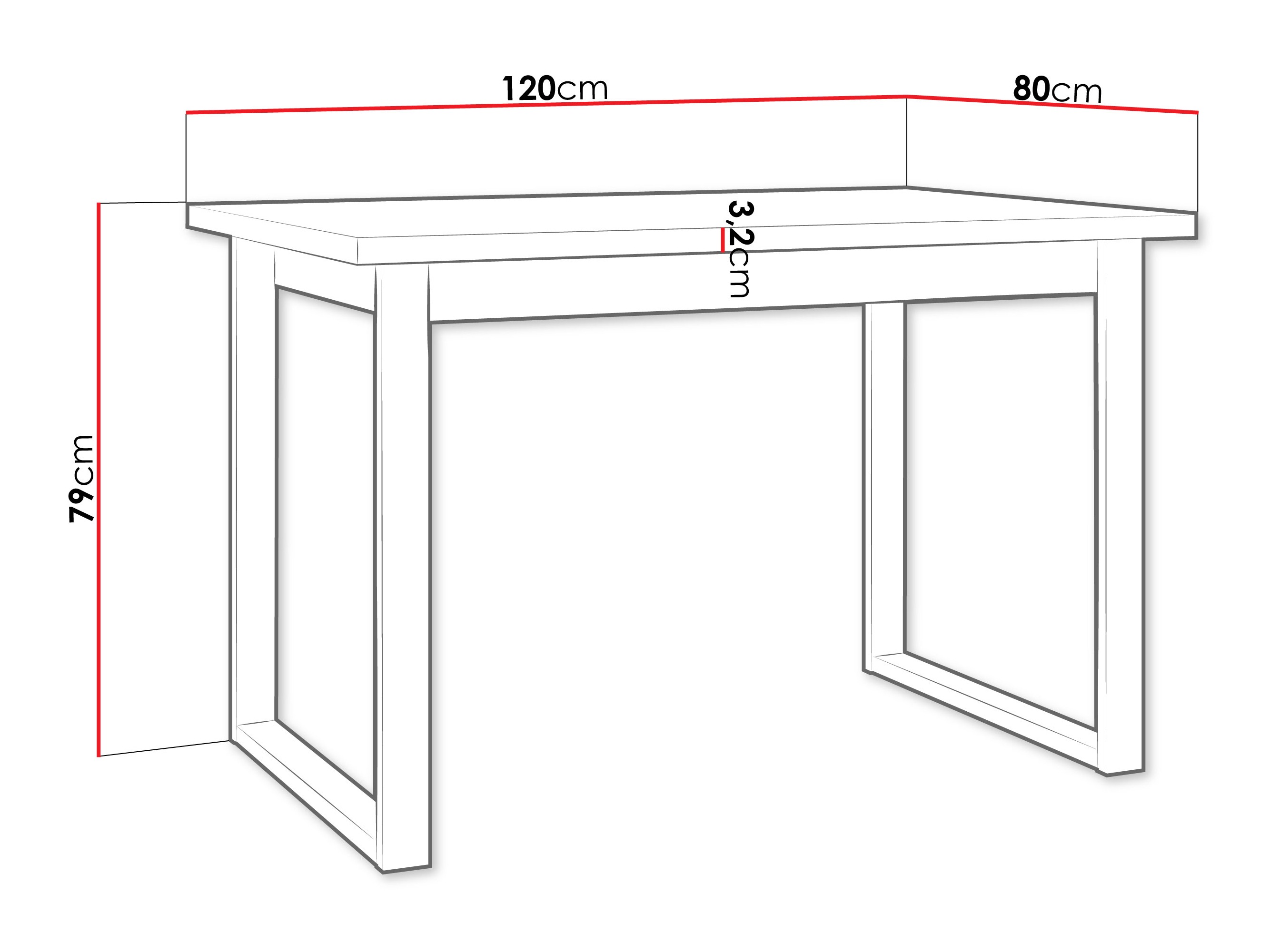 Tafel Victorville 378 (Artisan eiken + Zwart)