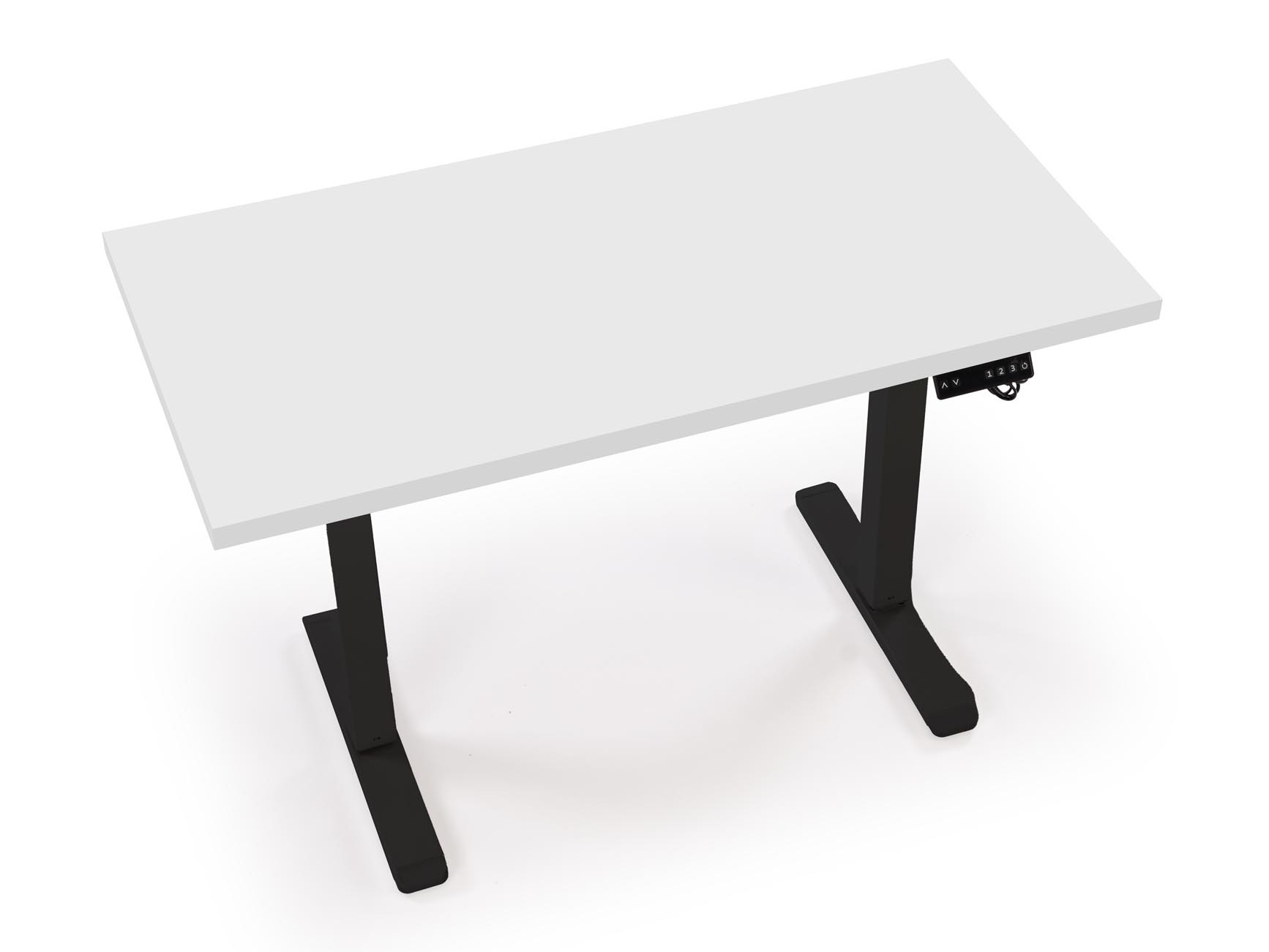 In hoogte verstelbaar bureau Houston 1942 (Wit + Zwart)