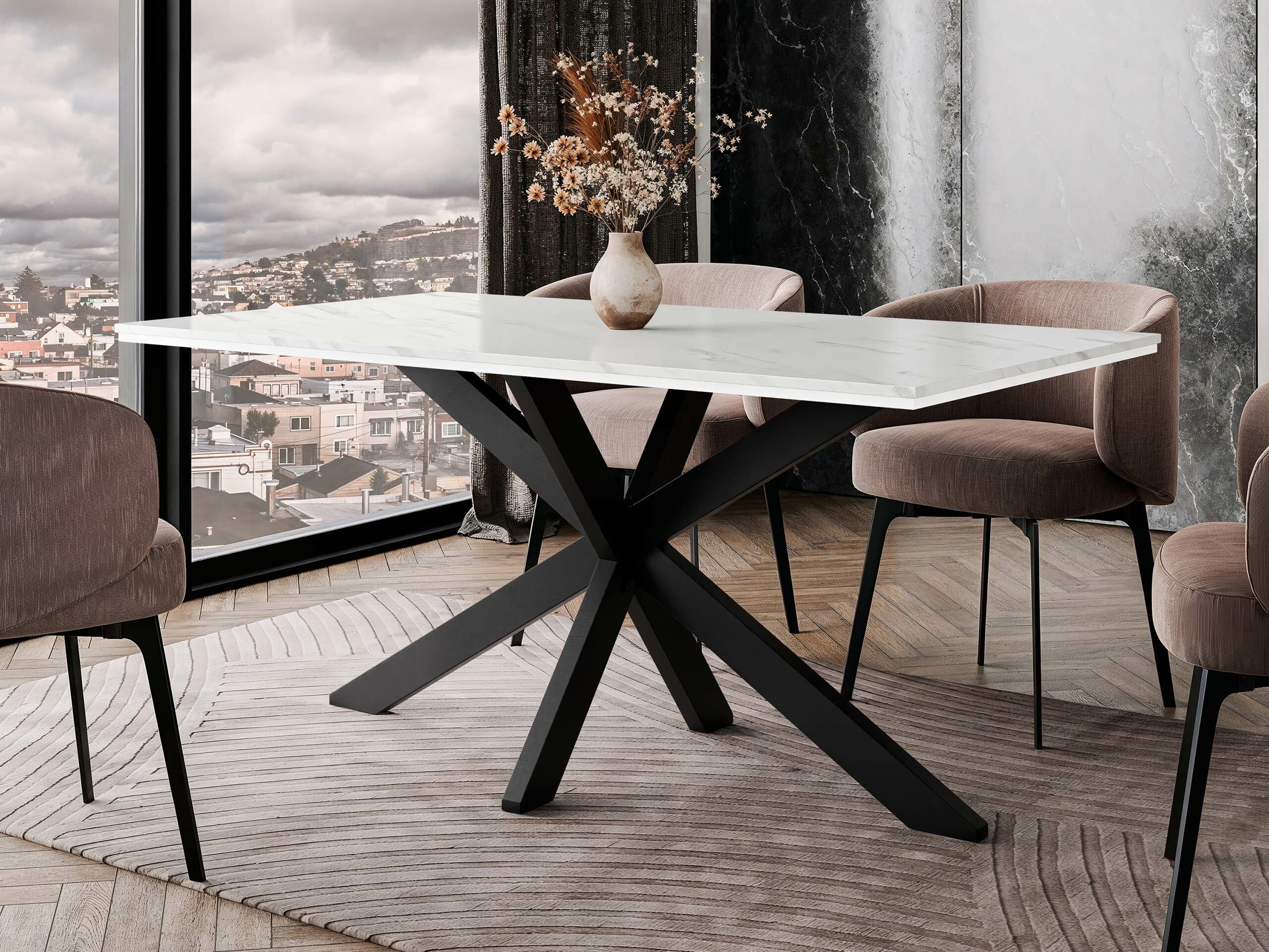 Tafel Goodyear 136 (Wit marmer)