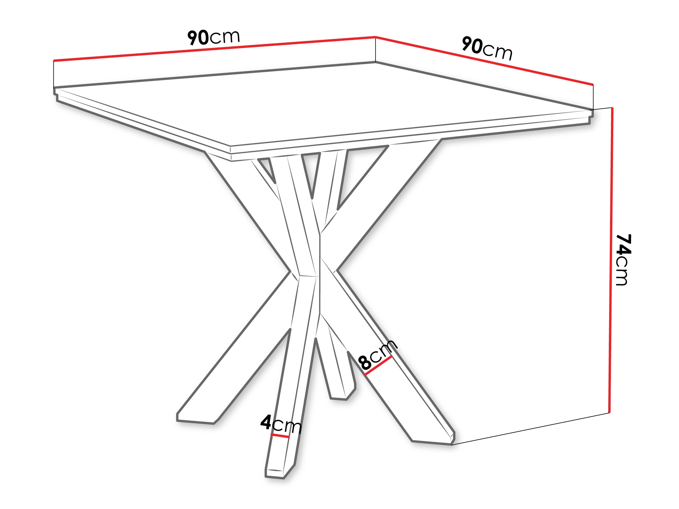 Tafel Goodyear 137 (Wit marmer)