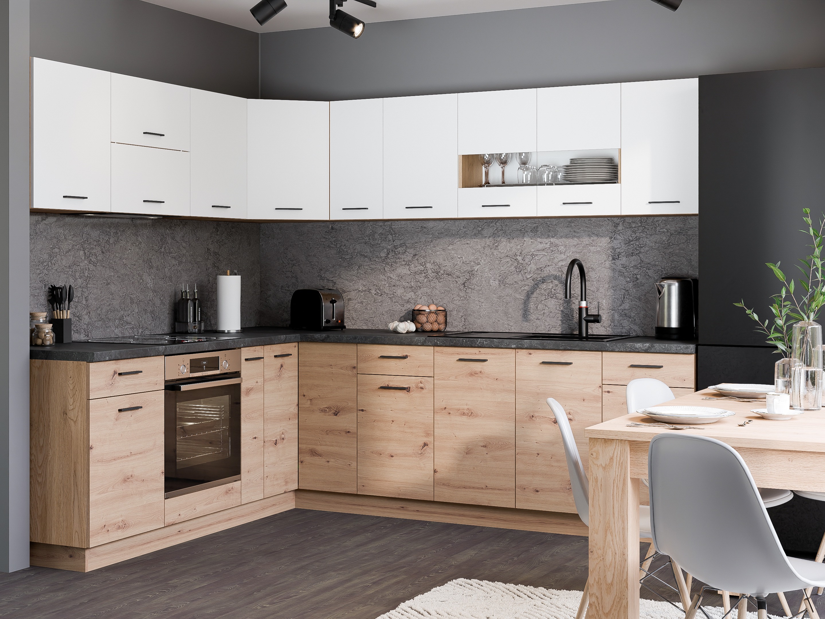 Modulaire wandhoekkast Ati 164