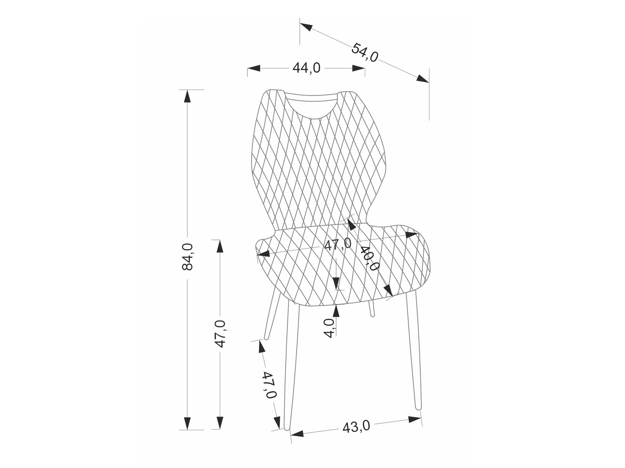 Stoel Houston 2069 (Grijs)