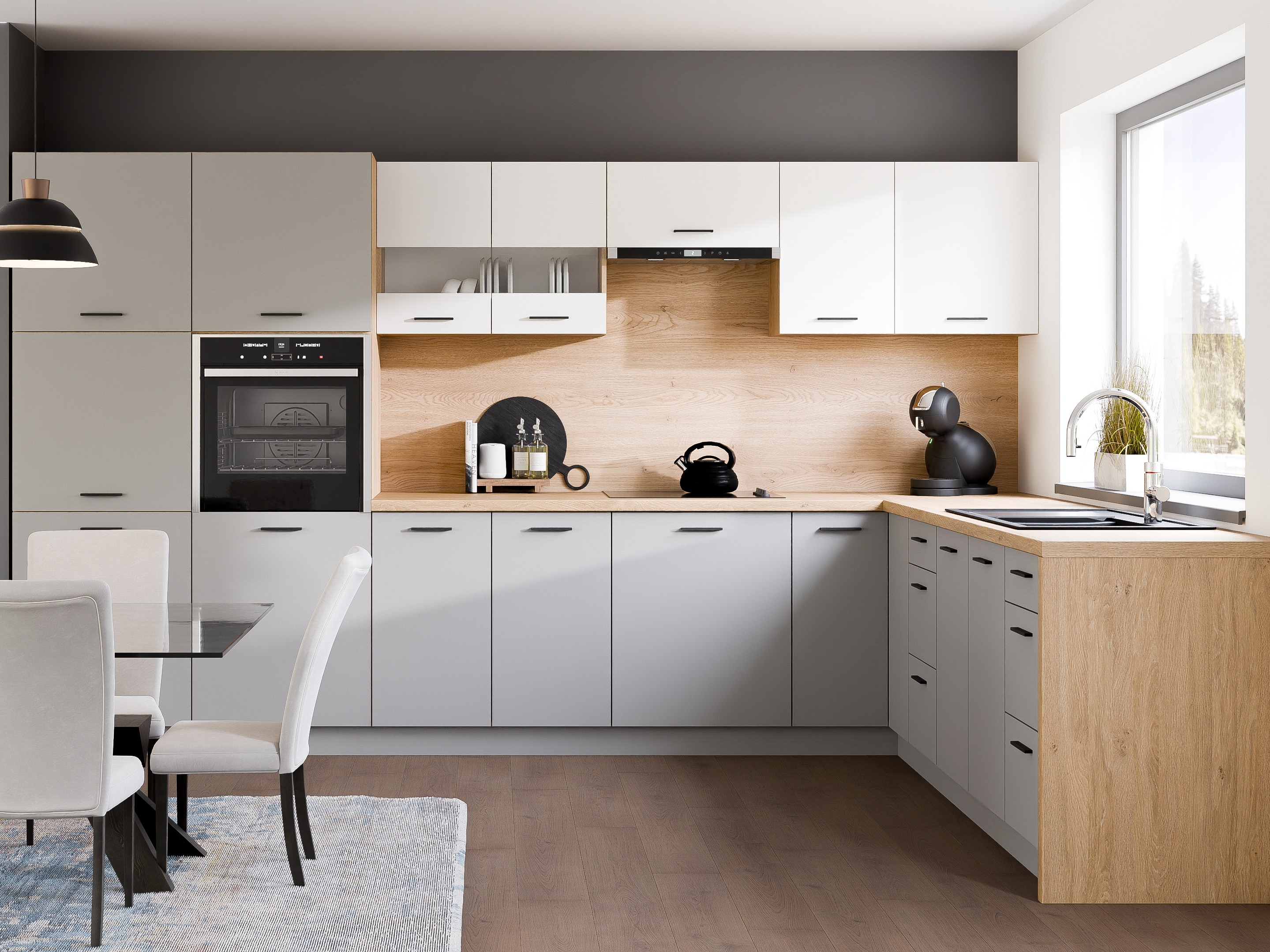 Modulaire hoekkast Ati Grey 112