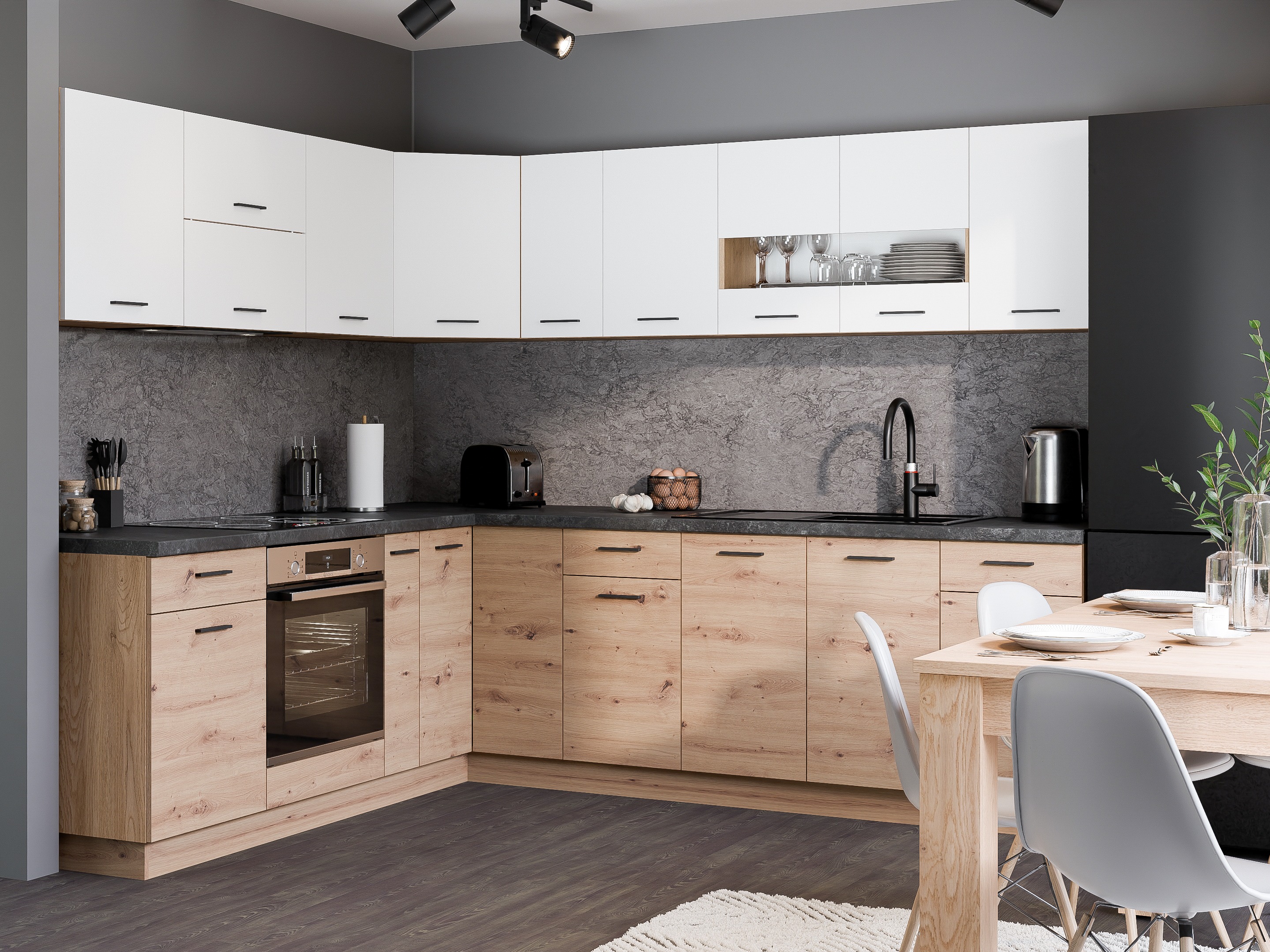 Modulaire spoelbakkast met deuren Ati Artisan 110