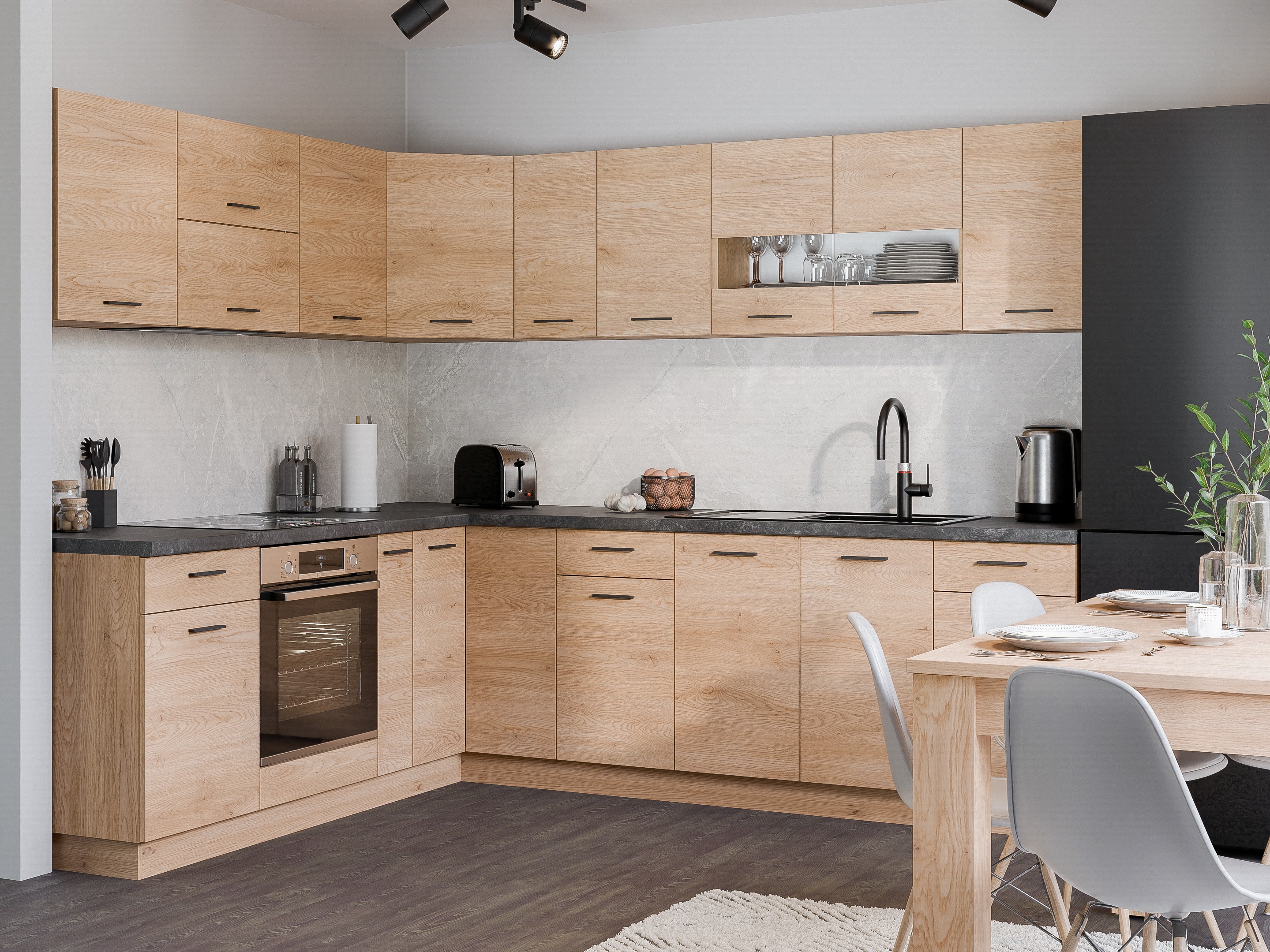 Modulaire spoelbakkast met deuren Ati Torro 118