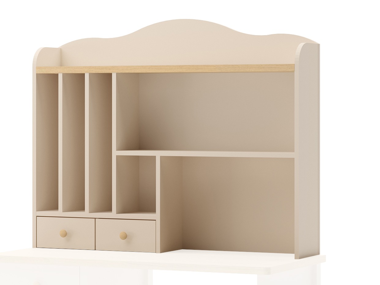 Boekenkast Romelbo 136 (Beige + Eiken)